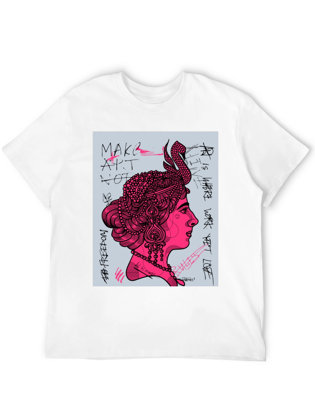Artsy Graphic Print Tee