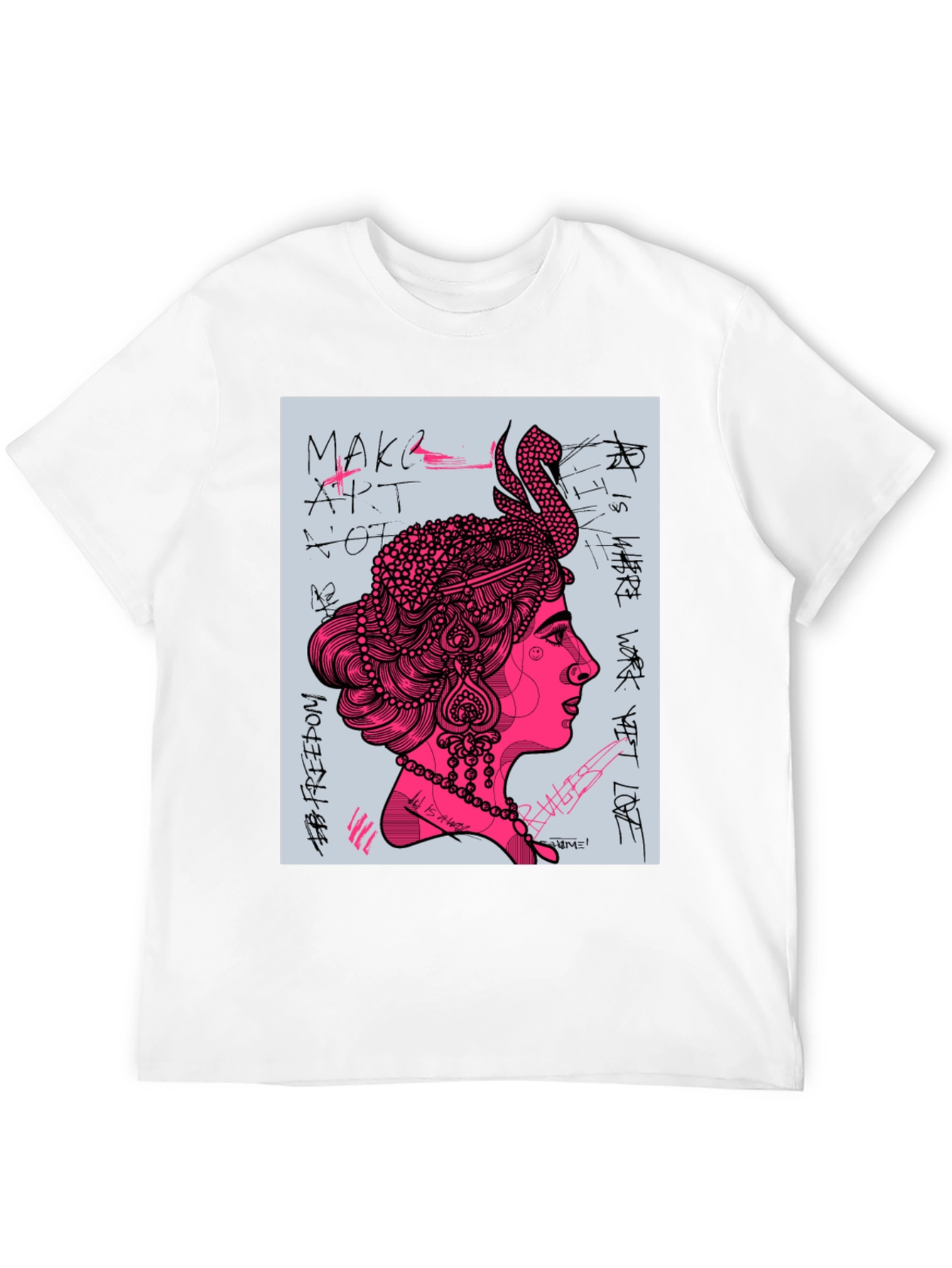 Artsy Graphic Print Tee