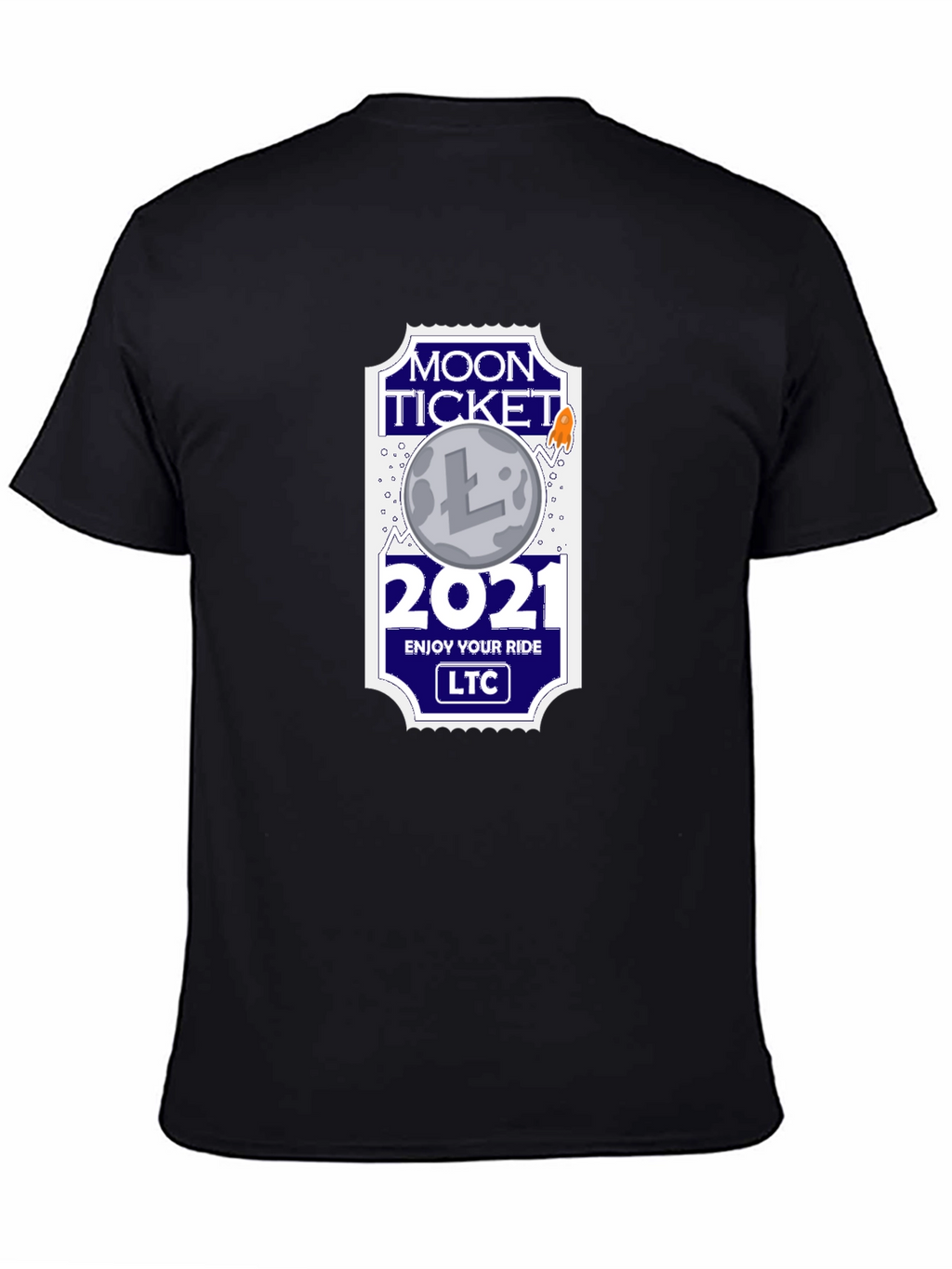 Litecoin Moon Ticket 2021 T-Shirt