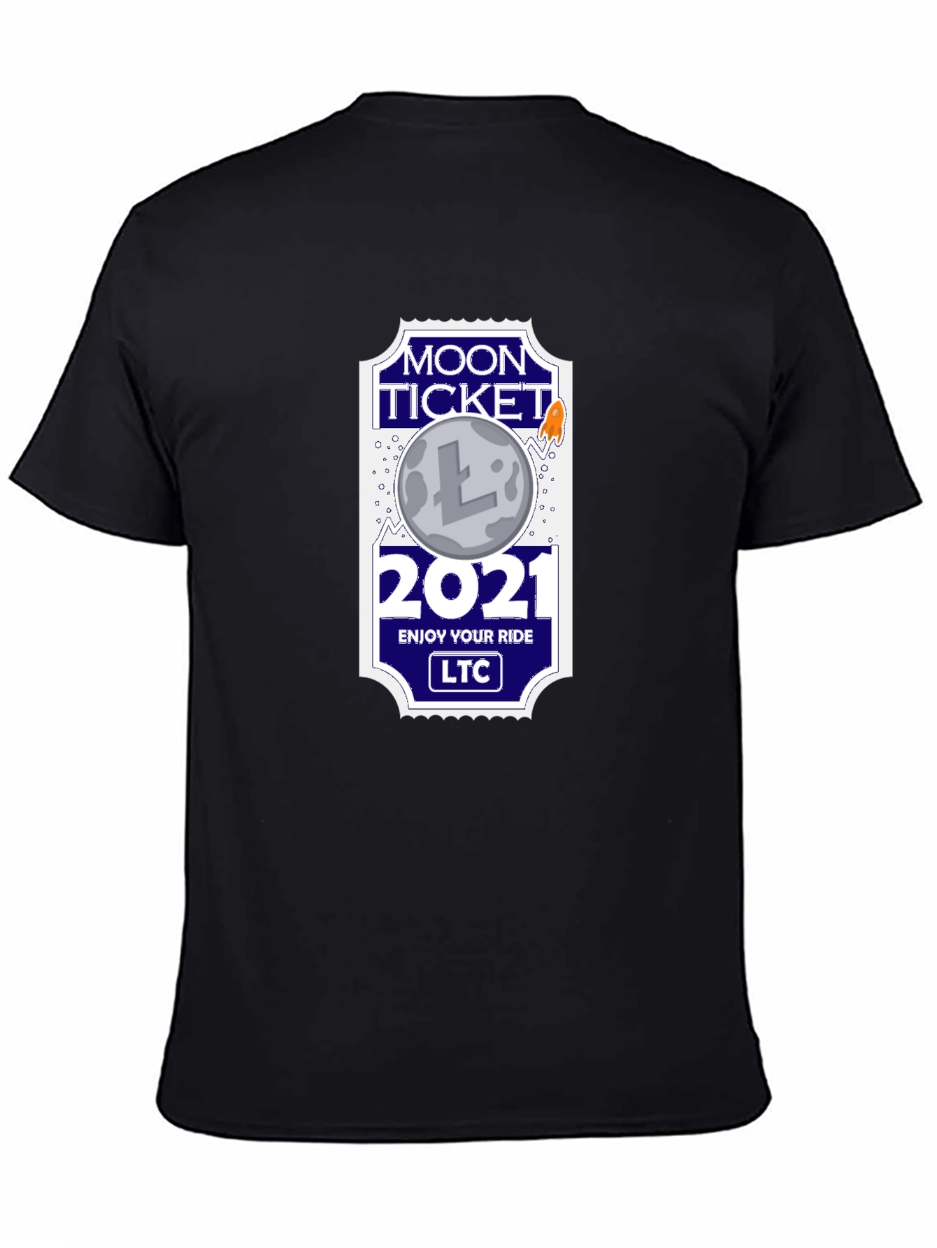 Litecoin Moon Ticket 2021 T-Shirt