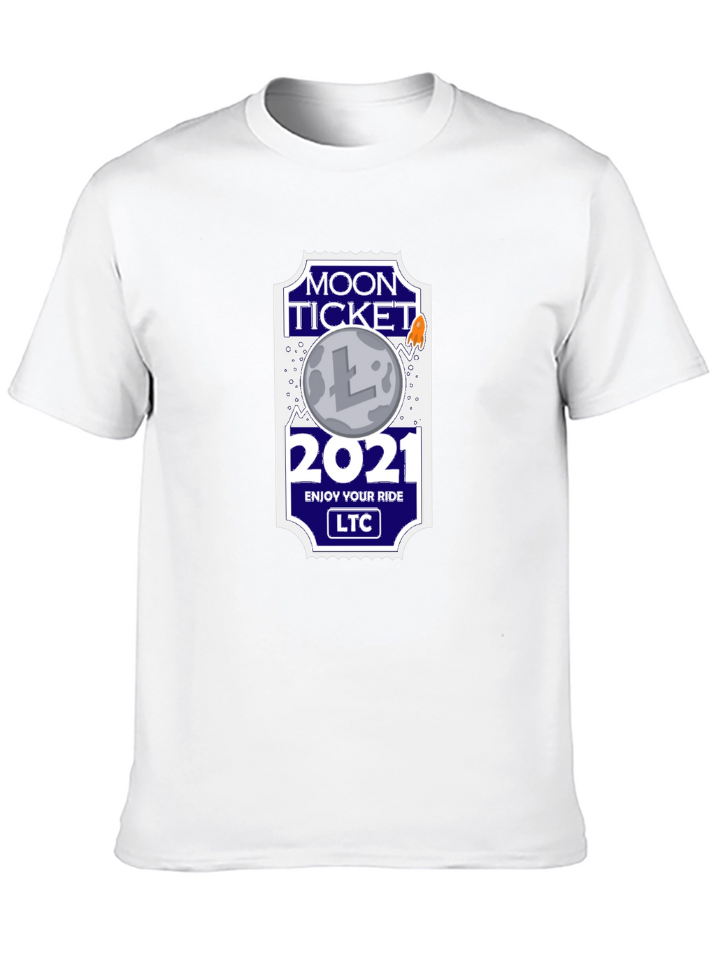 Litecoin Moon Ticket 2021 T-Shirt