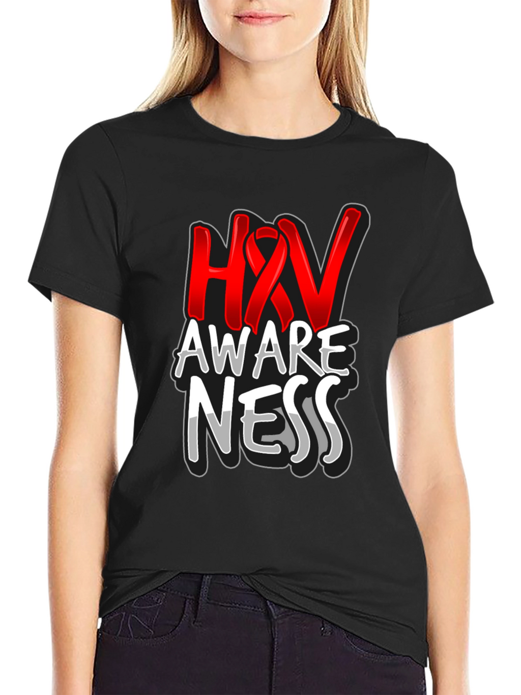 HIV Awareness Graphic T-Shirt