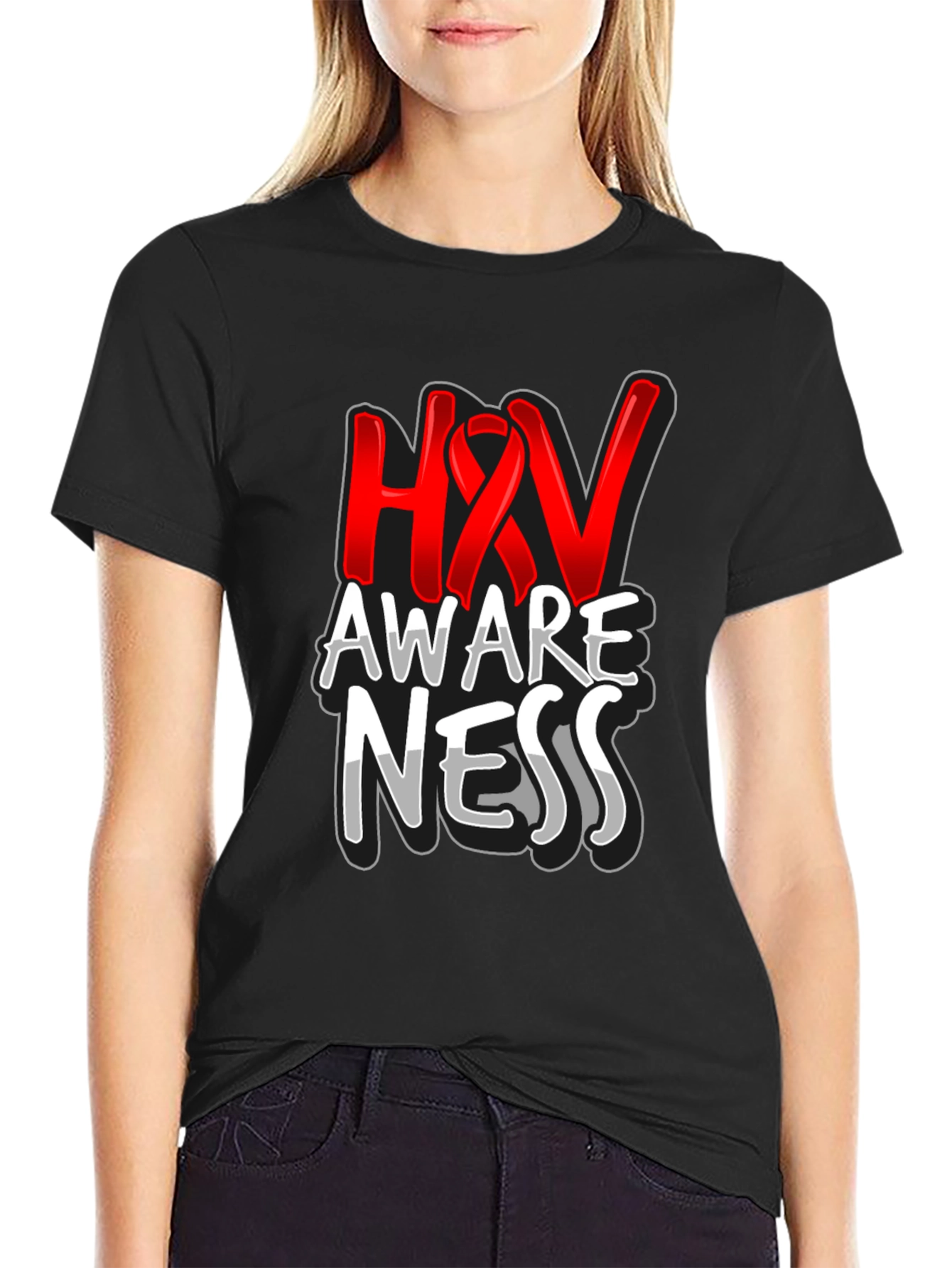 HIV Awareness Graphic T-Shirt