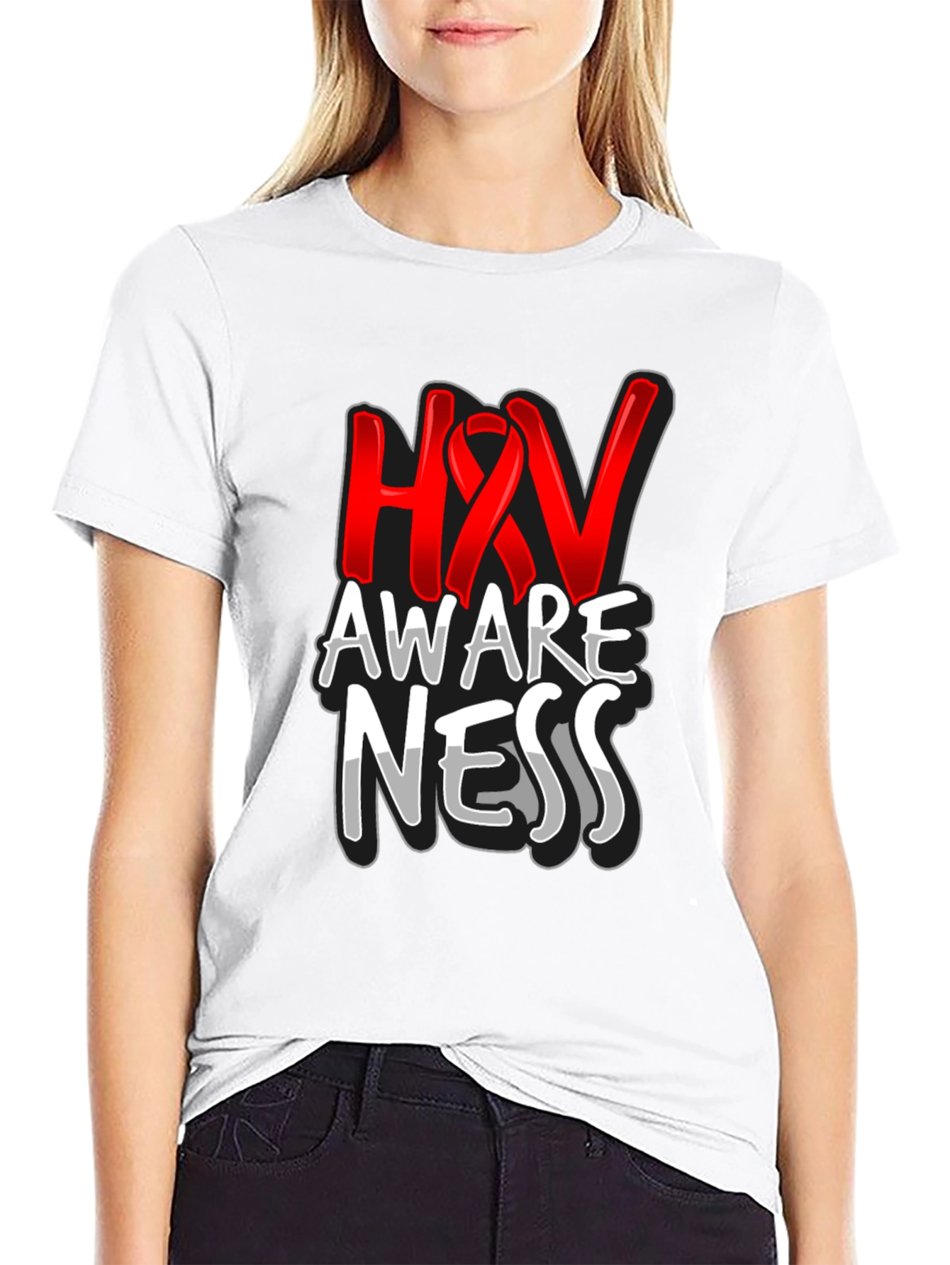 HIV Awareness Graphic T-Shirt