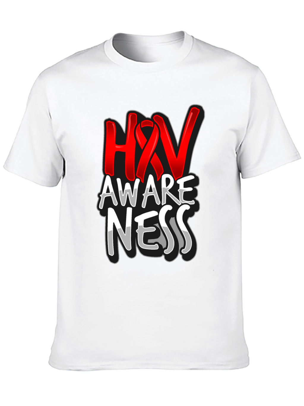 HIV Awareness Graphic T-Shirt