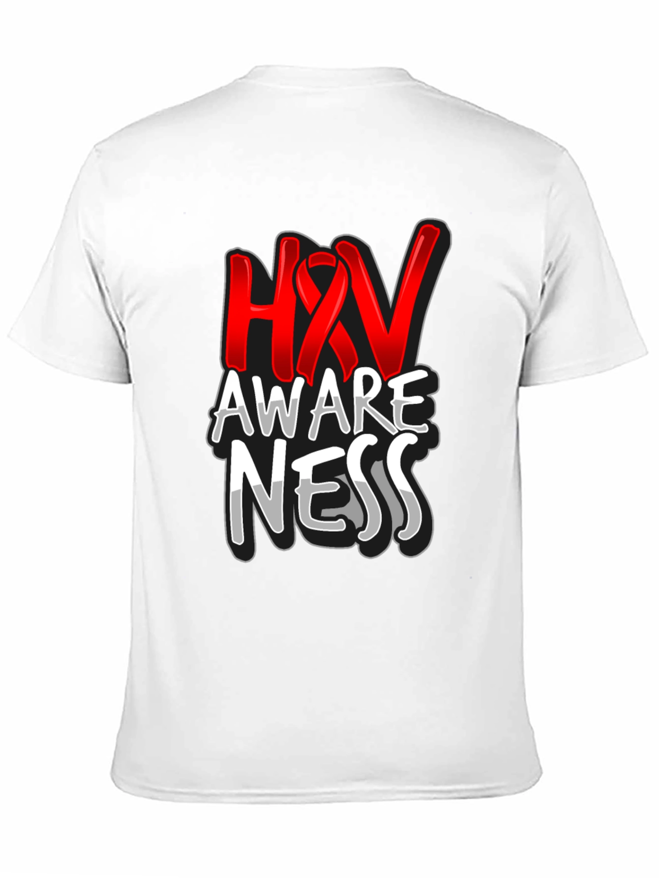 HIV Awareness Graphic T-Shirt