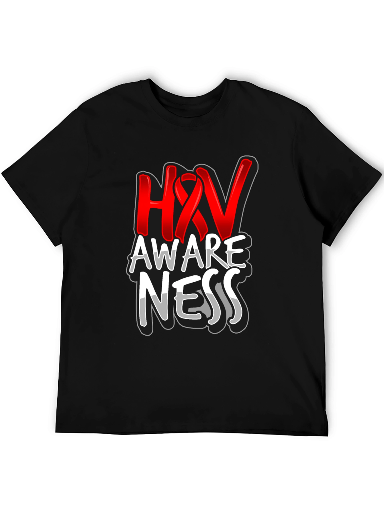 HIV Awareness Graphic T-Shirt