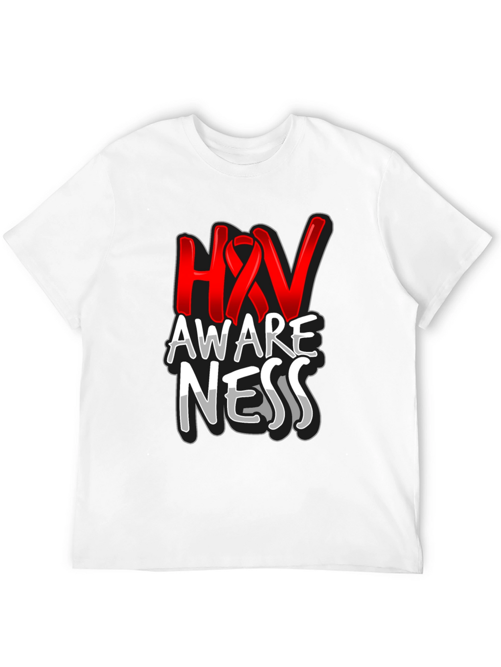 HIV Awareness Graphic T-Shirt