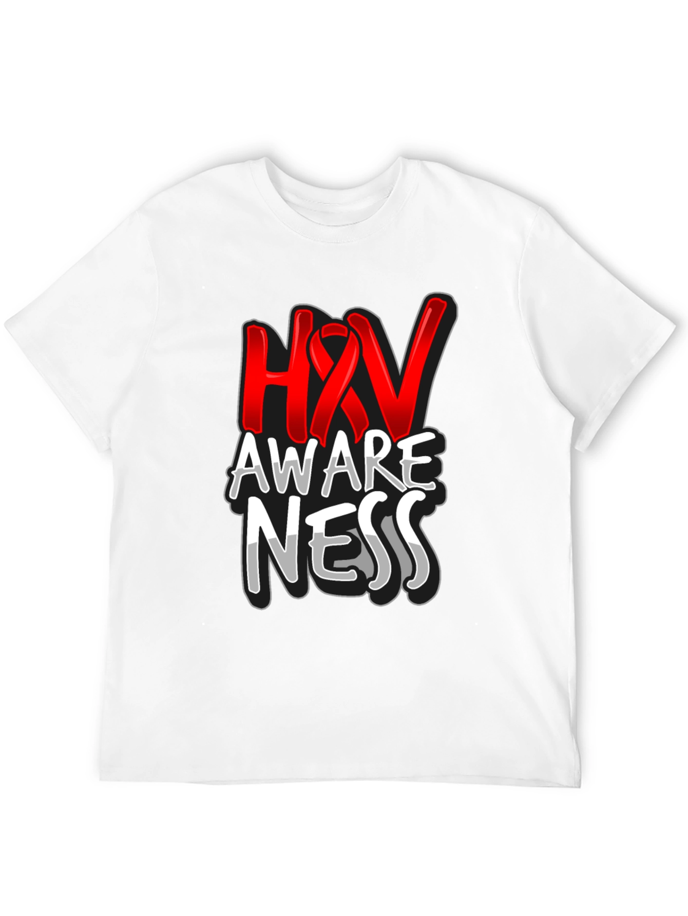 HIV Awareness Graphic T-Shirt