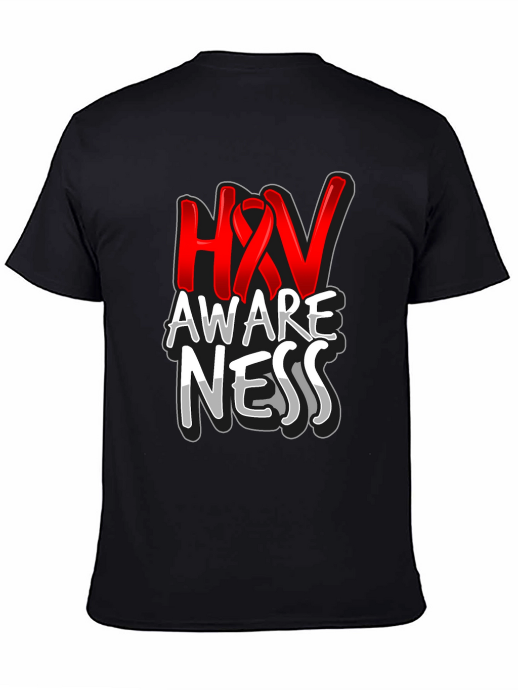 HIV Awareness Graphic T-Shirt