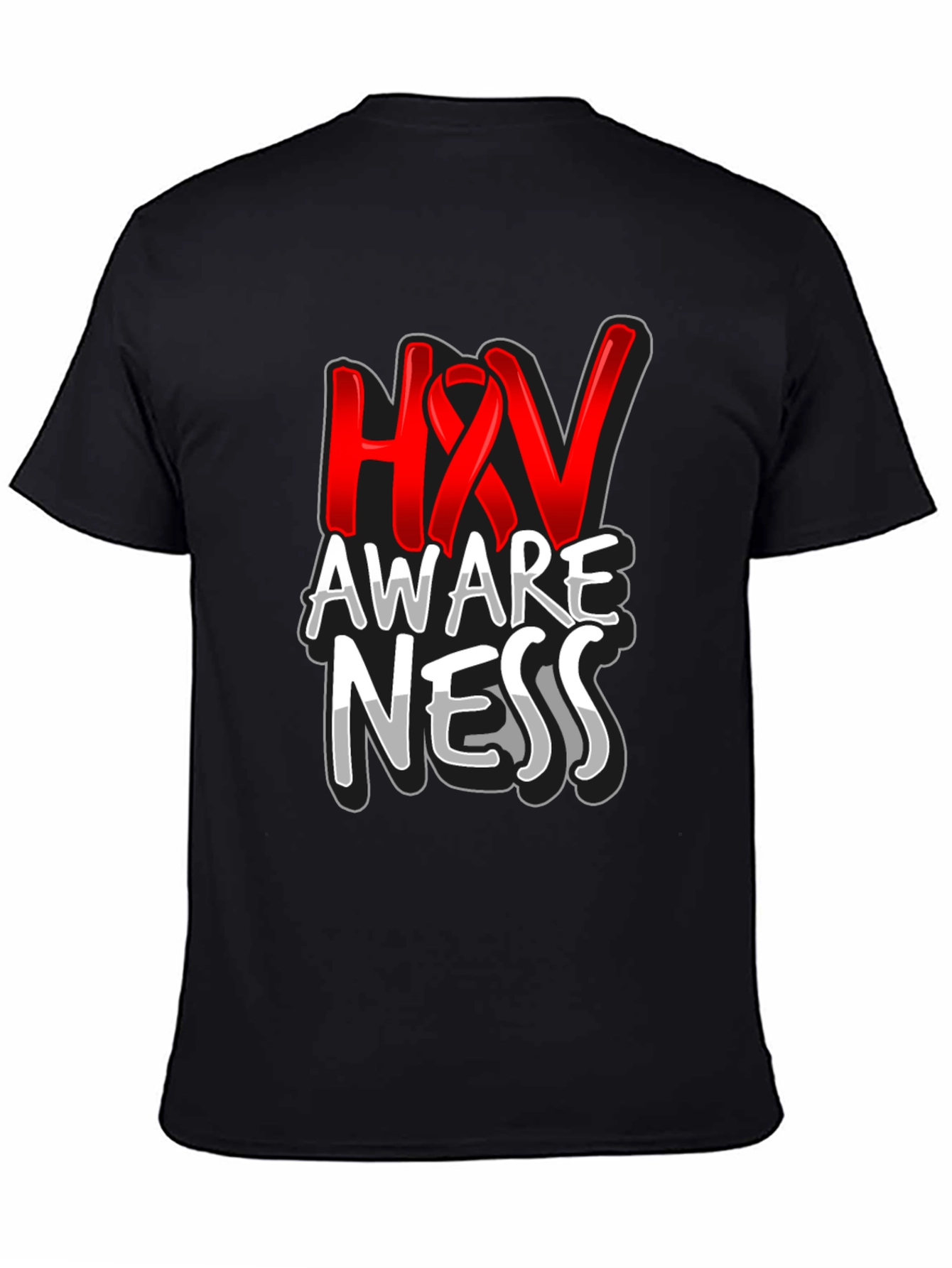 HIV Awareness Graphic T-Shirt