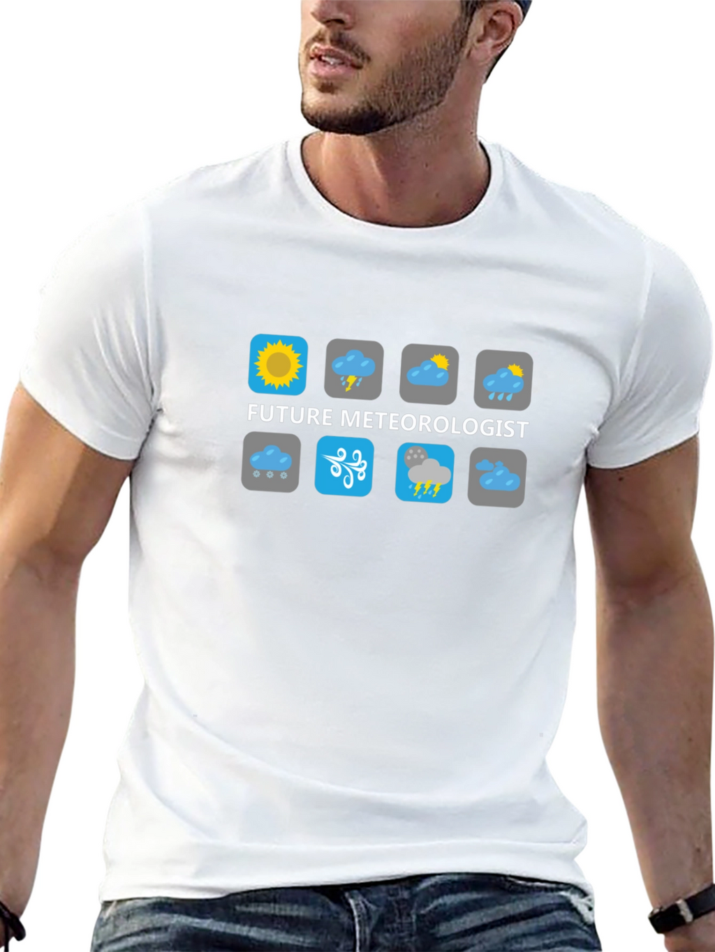 Future Meteorologist Weather Icon T-Shirt