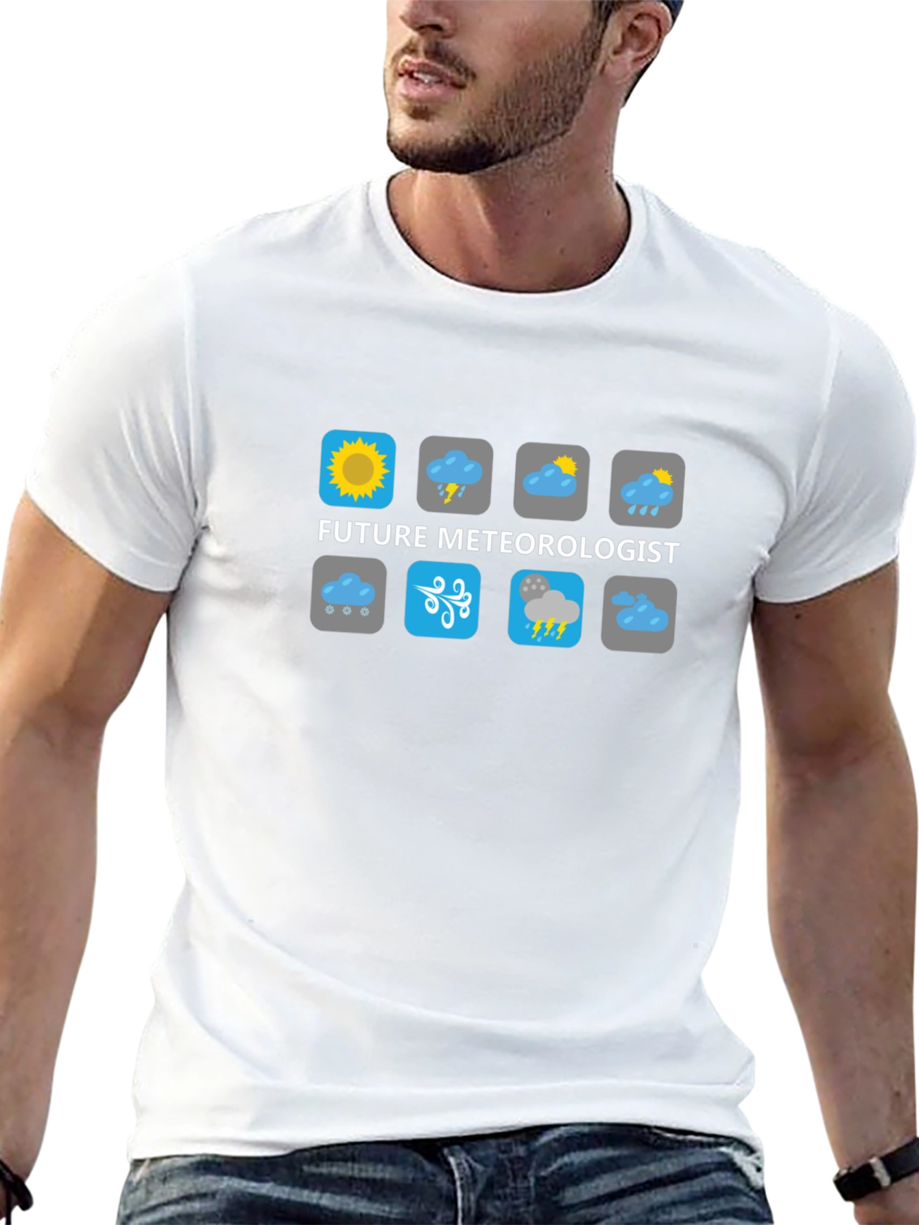 Future Meteorologist Weather Icon T-Shirt