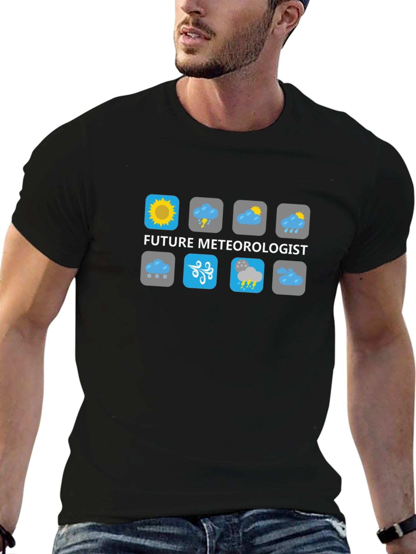 Future Meteorologist Weather Icon T-Shirt