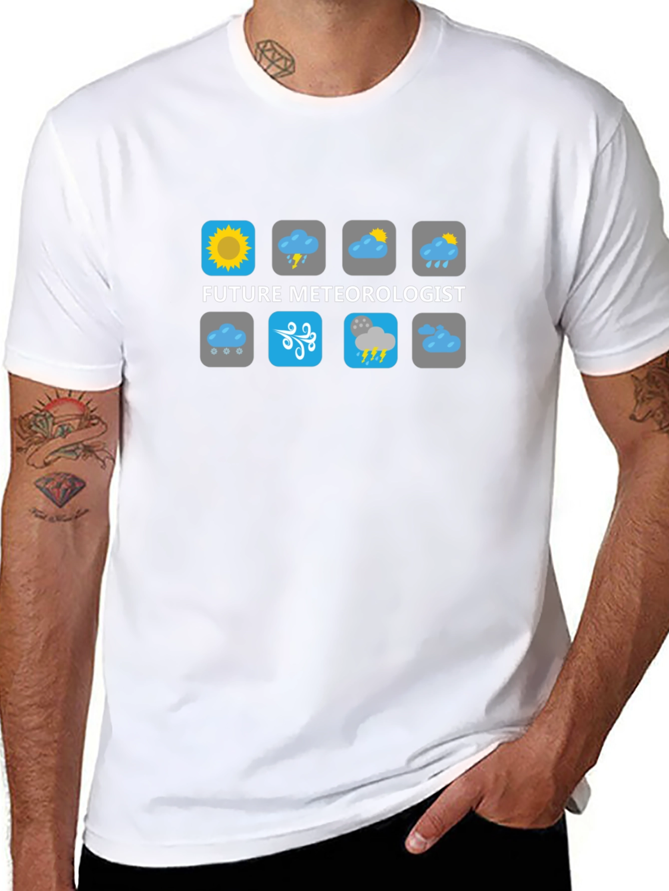 Future Meteorologist Weather Icon T-Shirt
