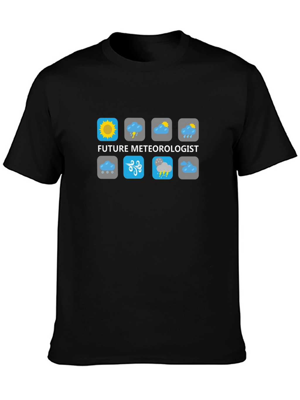 Future Meteorologist Weather Icon T-Shirt