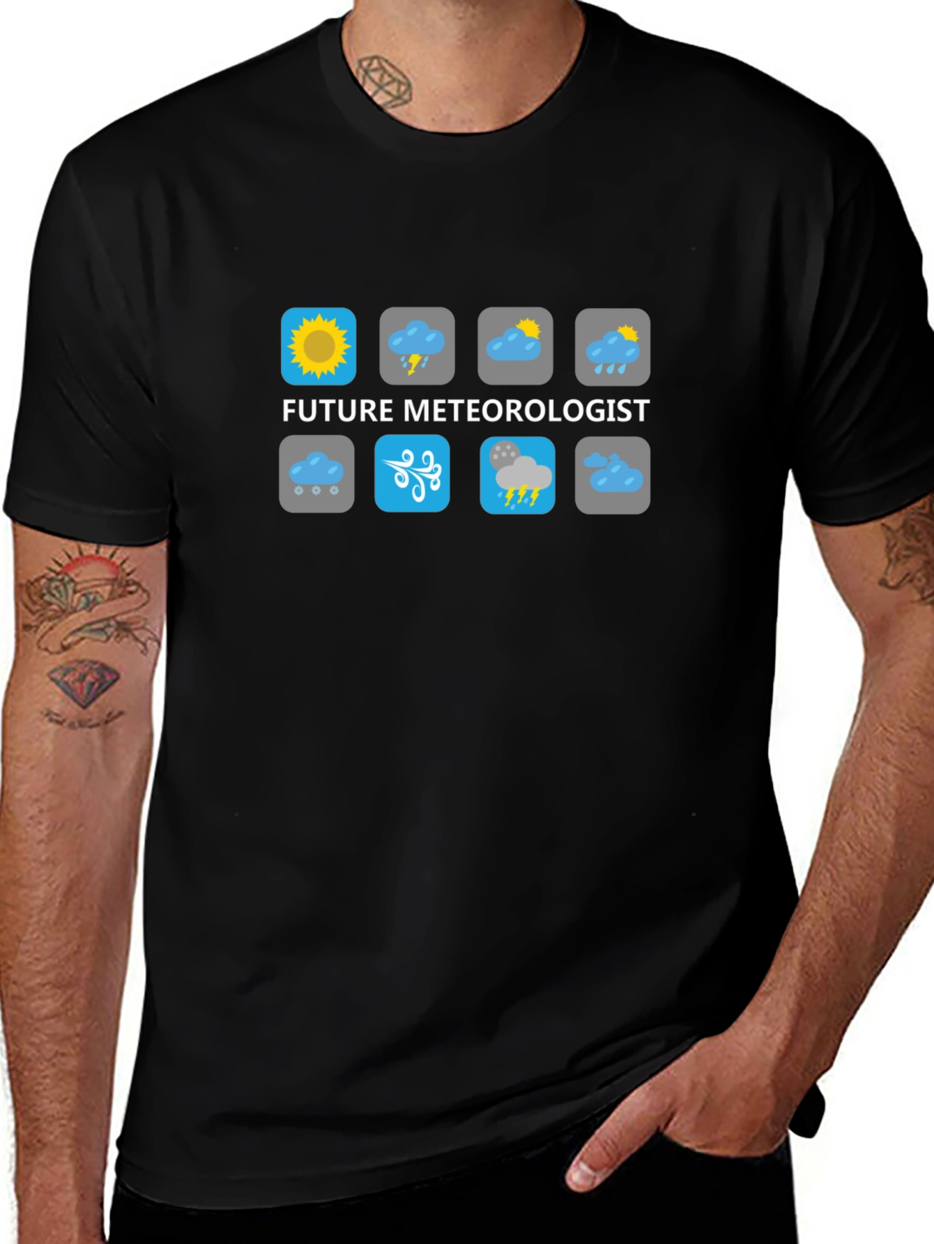 Future Meteorologist Weather Icon T-Shirt