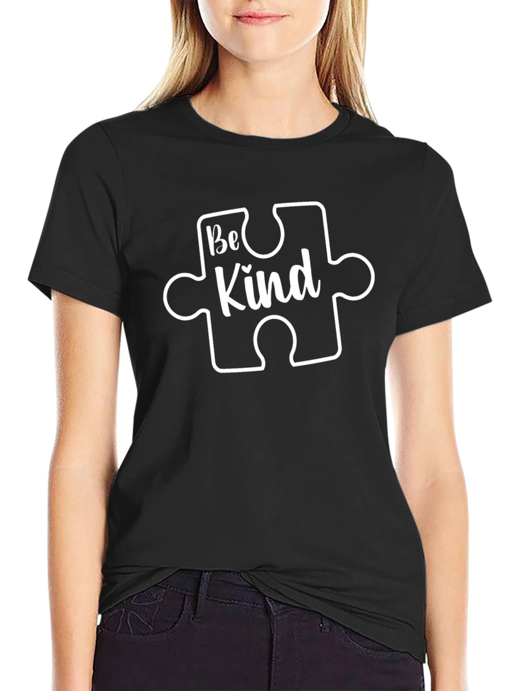 Be Kind Autism Awareness T-Shirt Puzzle Piece Tee