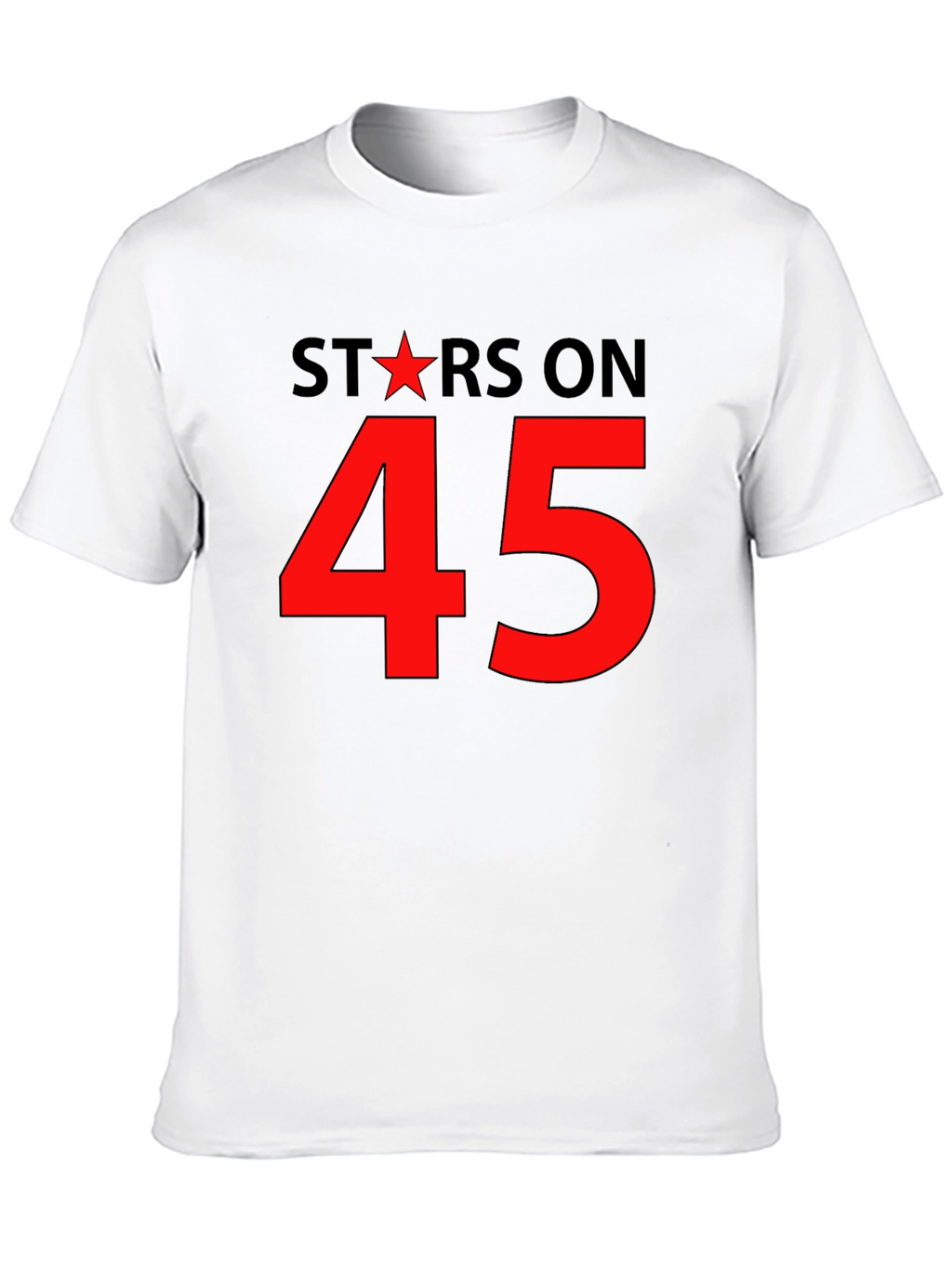 Stars on 45 Black T-Shirt
