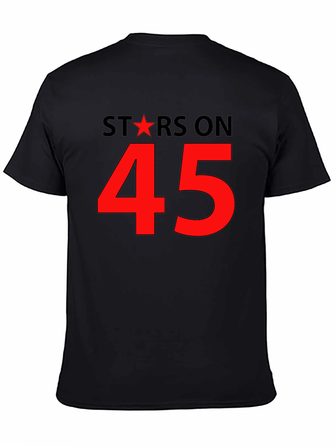 Stars on 45 Black T-Shirt