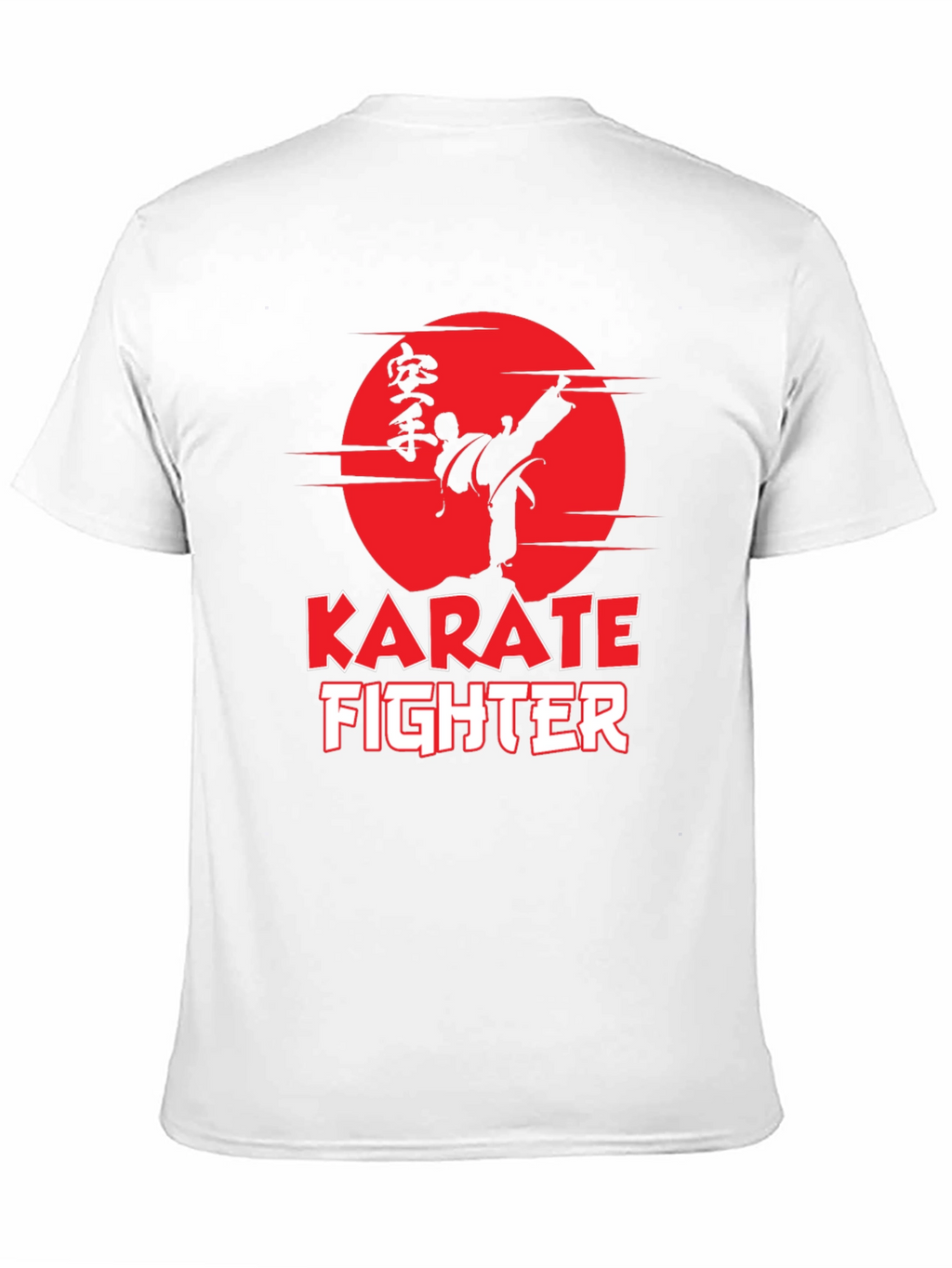 Karate Fighter Graphic Tee - Martial Arts Style