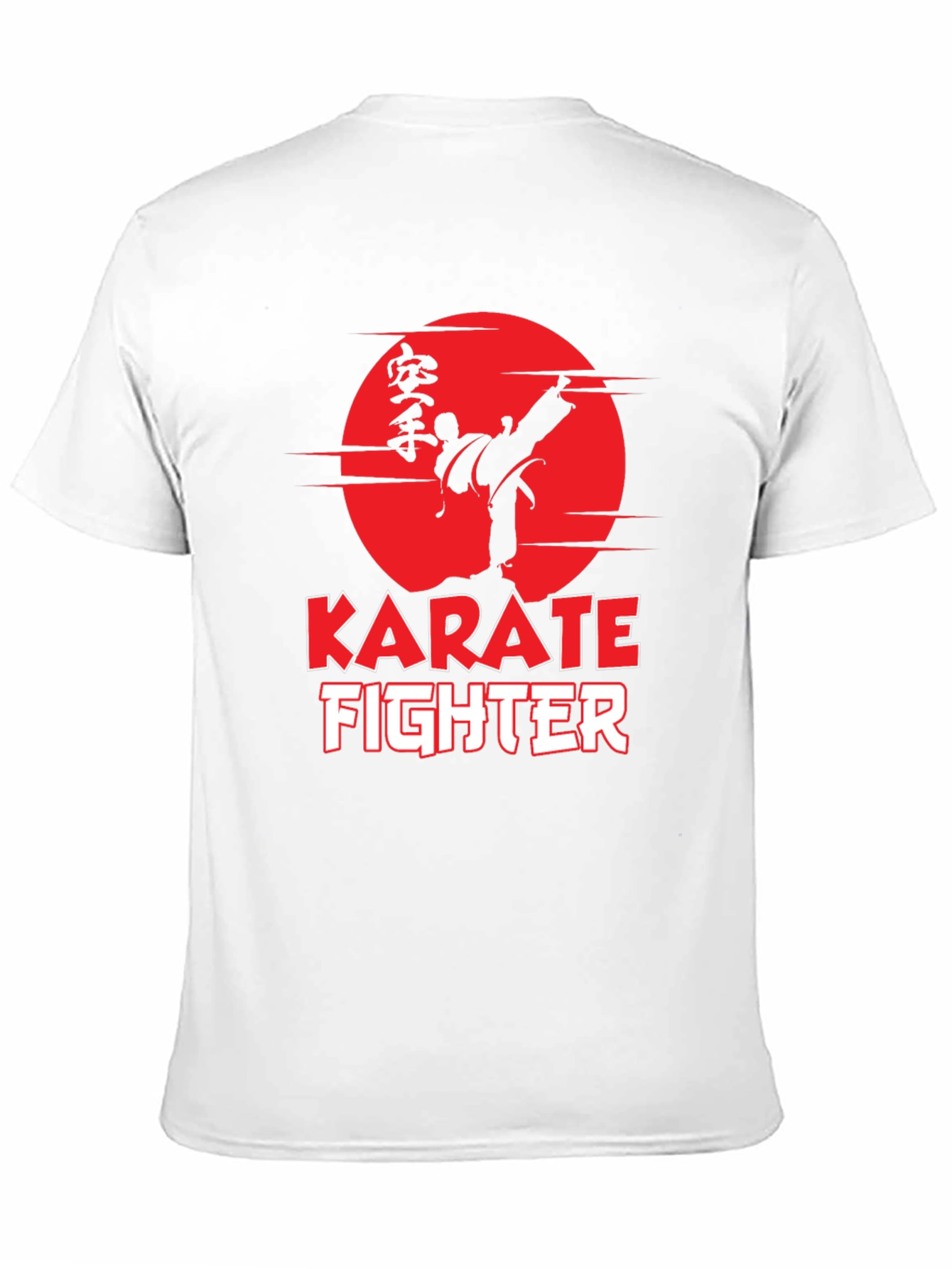 Karate Fighter Graphic Tee - Martial Arts Style