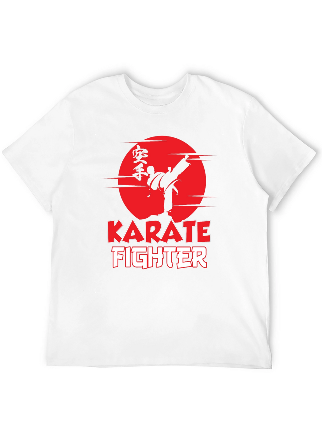 Karate Fighter Graphic Tee - Martial Arts Style