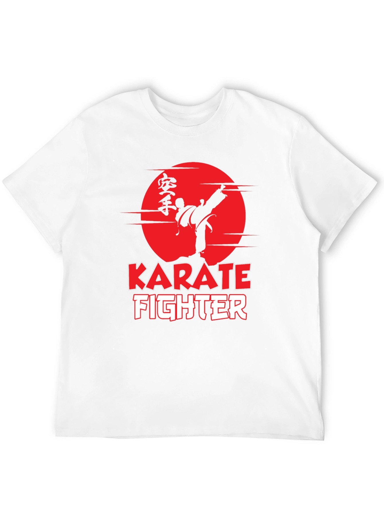 Karate Fighter Graphic Tee - Martial Arts Style