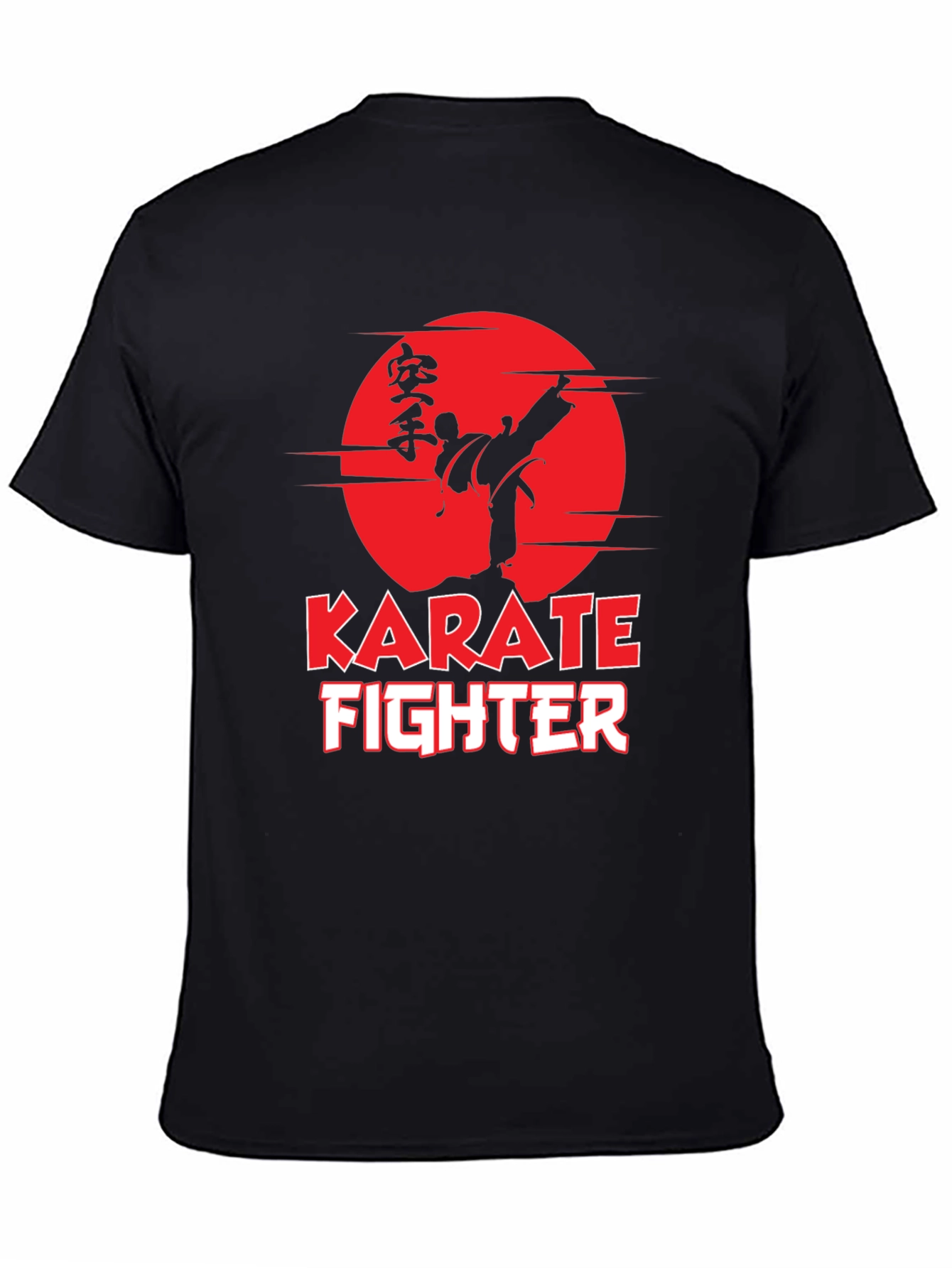 Karate Fighter Graphic Tee - Martial Arts Style