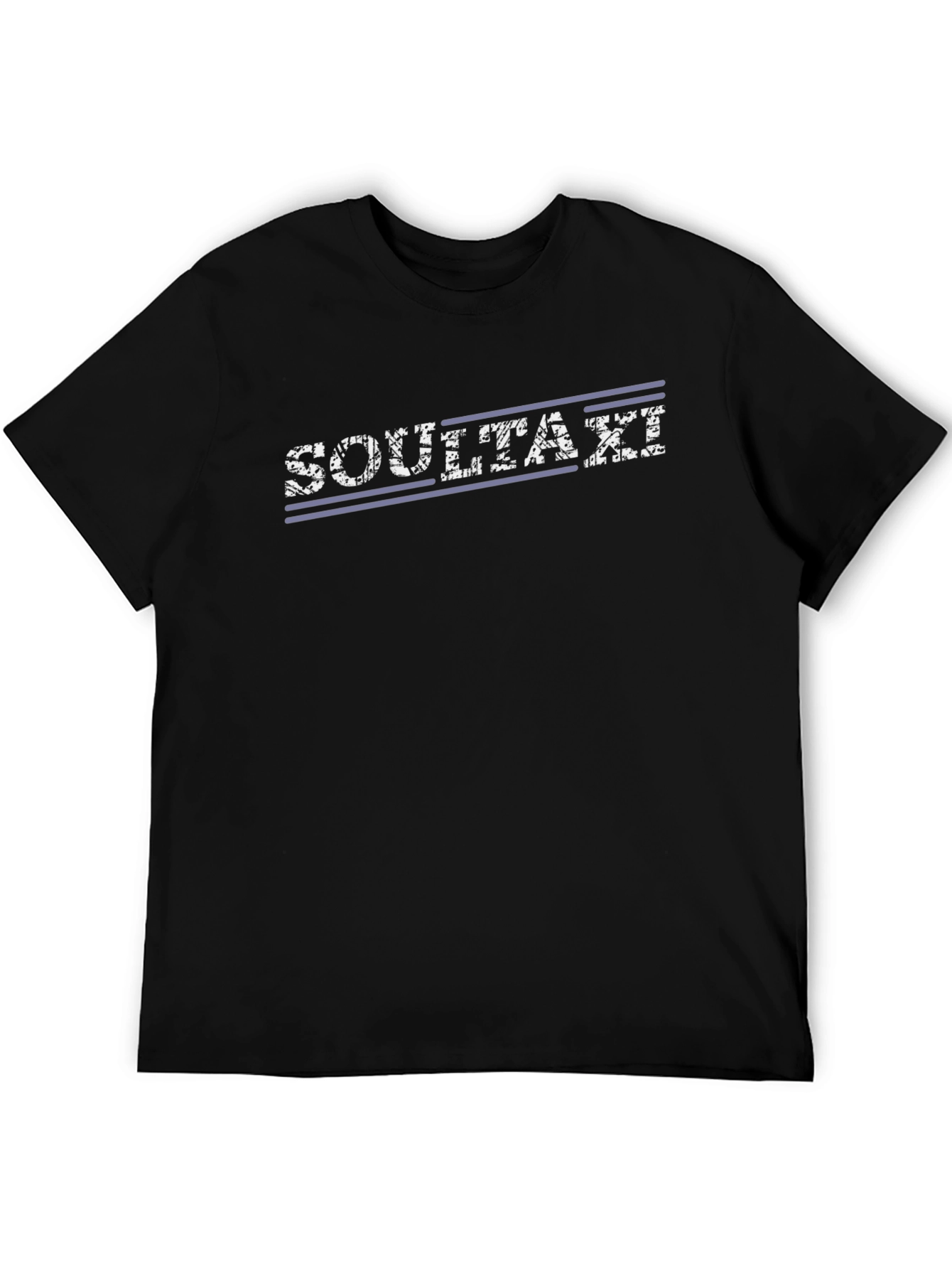 SoulTazi Black Graphic Tee - Stylish & Comfortable