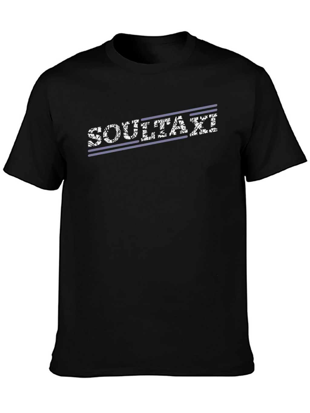 SoulTazi Black Graphic Tee - Stylish & Comfortable