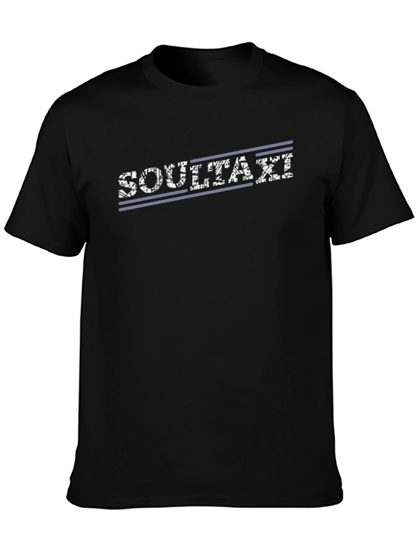SoulTazi Black Graphic Tee - Stylish & Comfortable