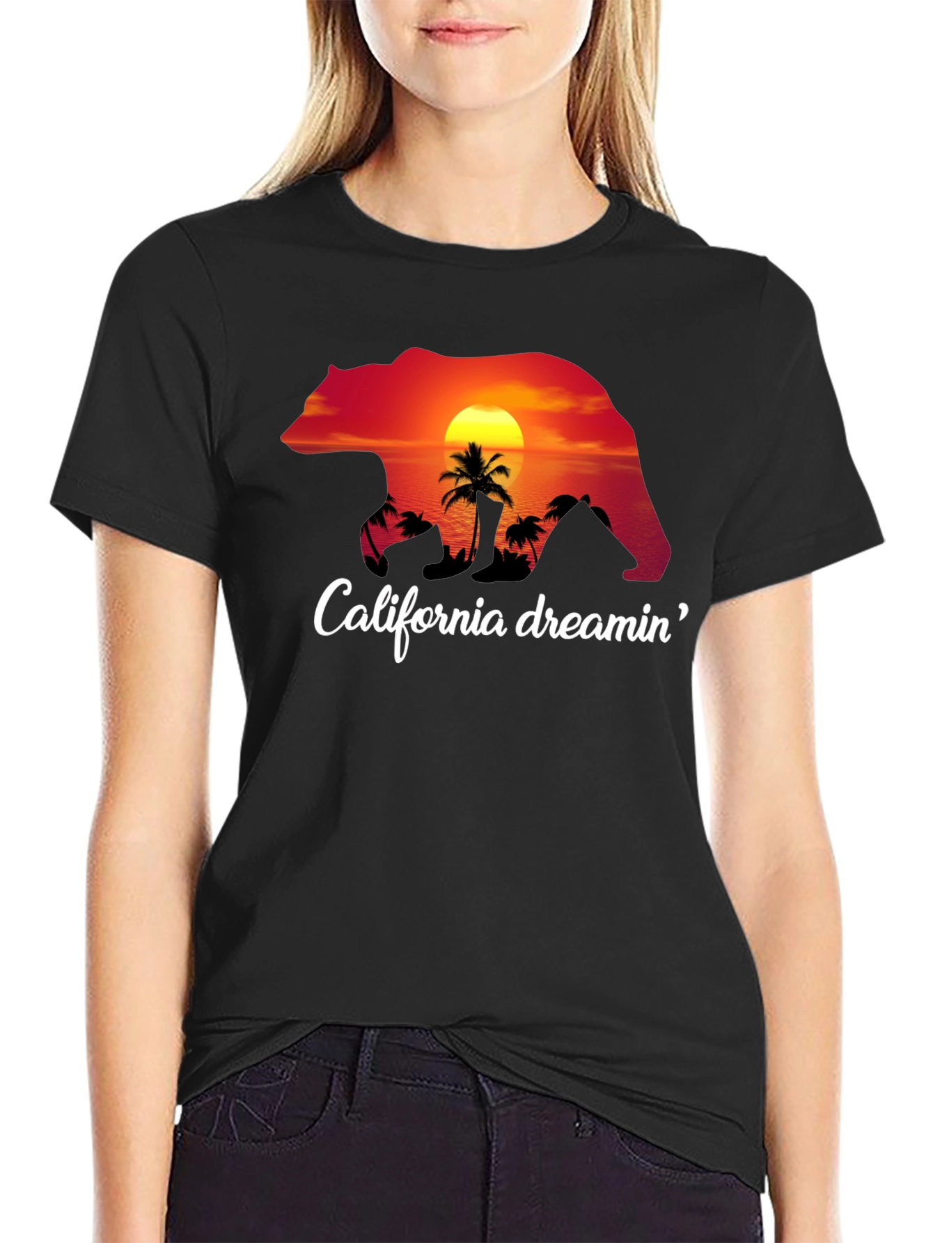 California Dreamin Bear Graphic Tee