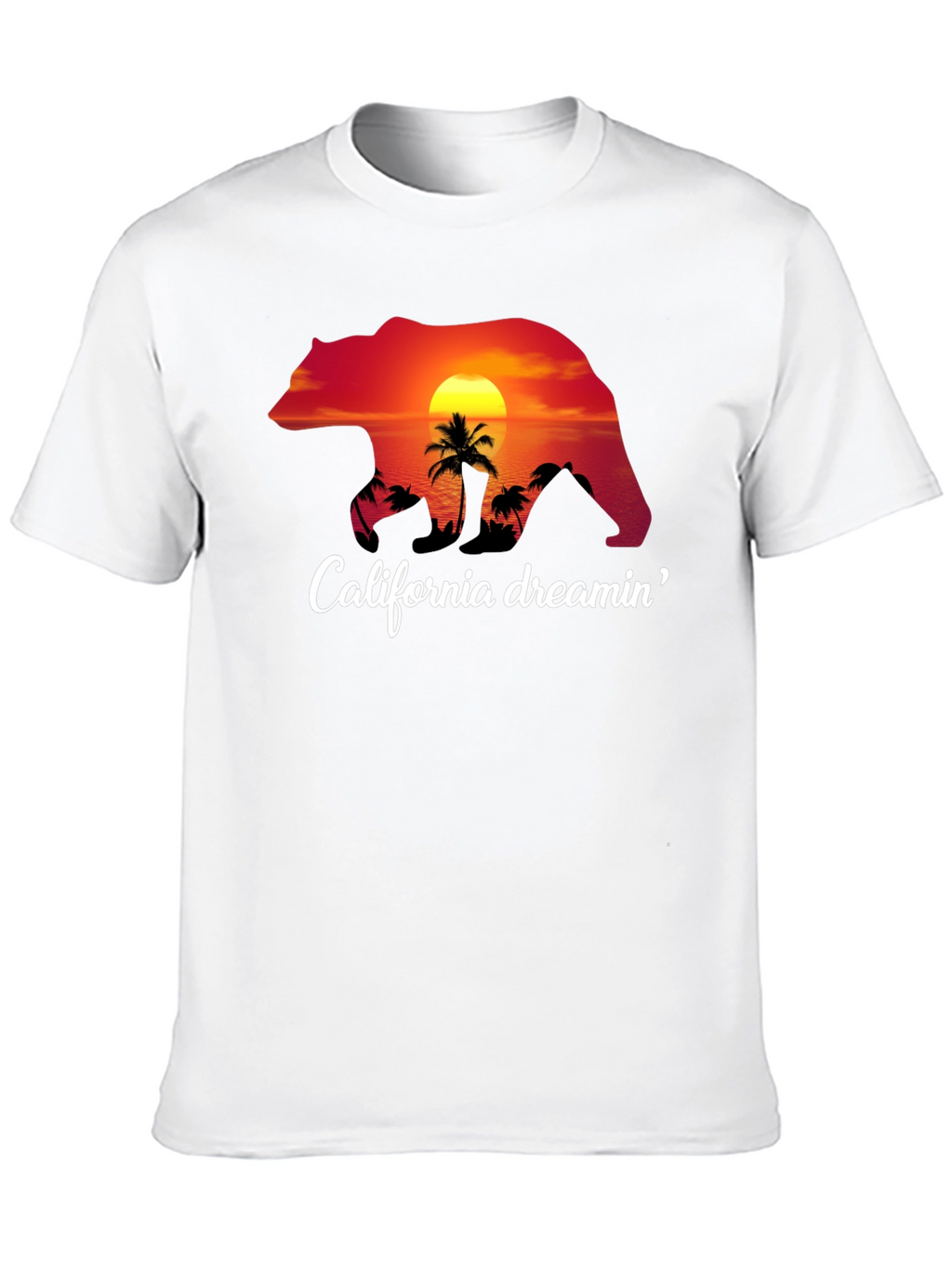 California Dreamin Bear Graphic Tee