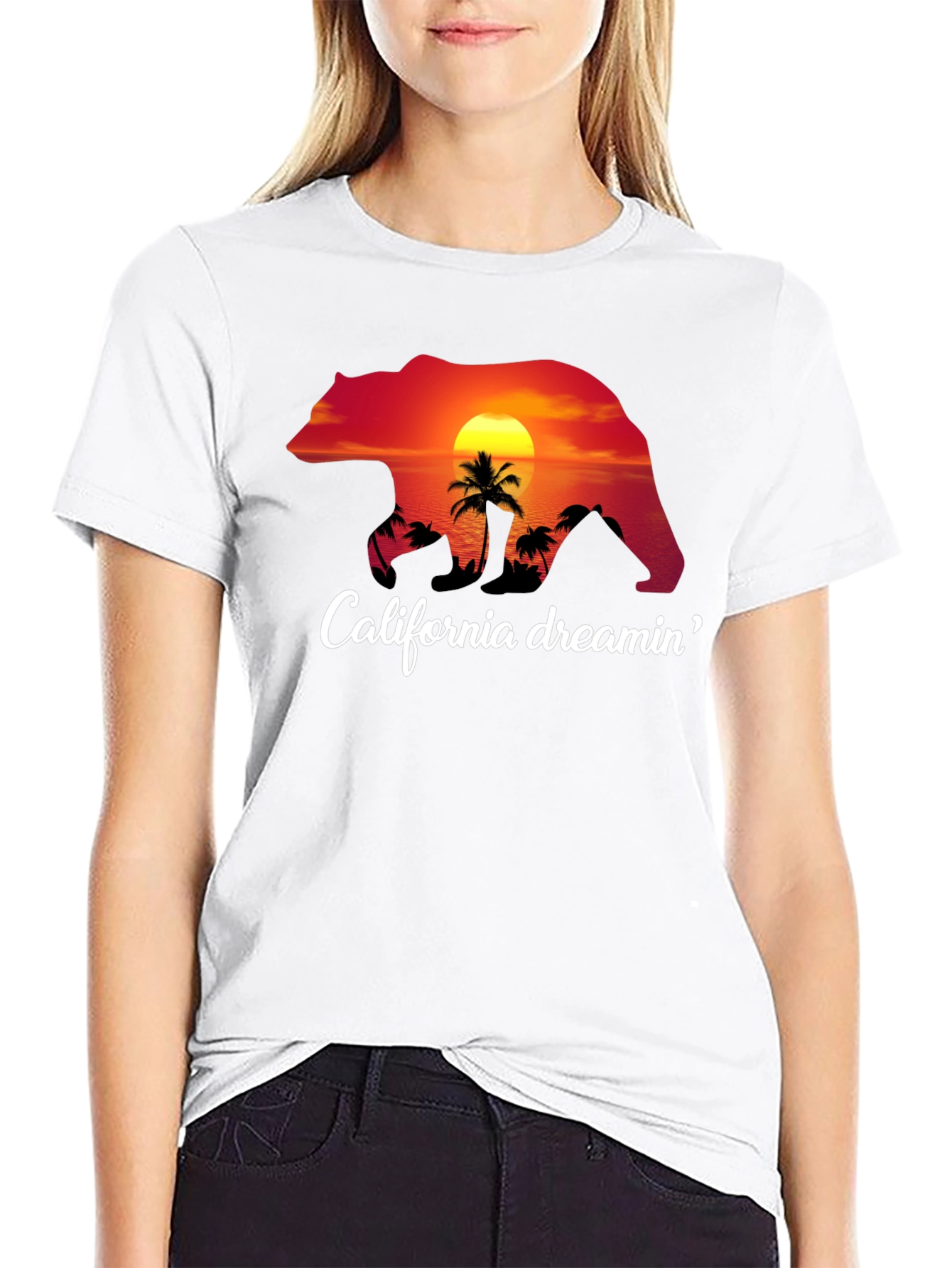 California Dreamin Bear Graphic Tee