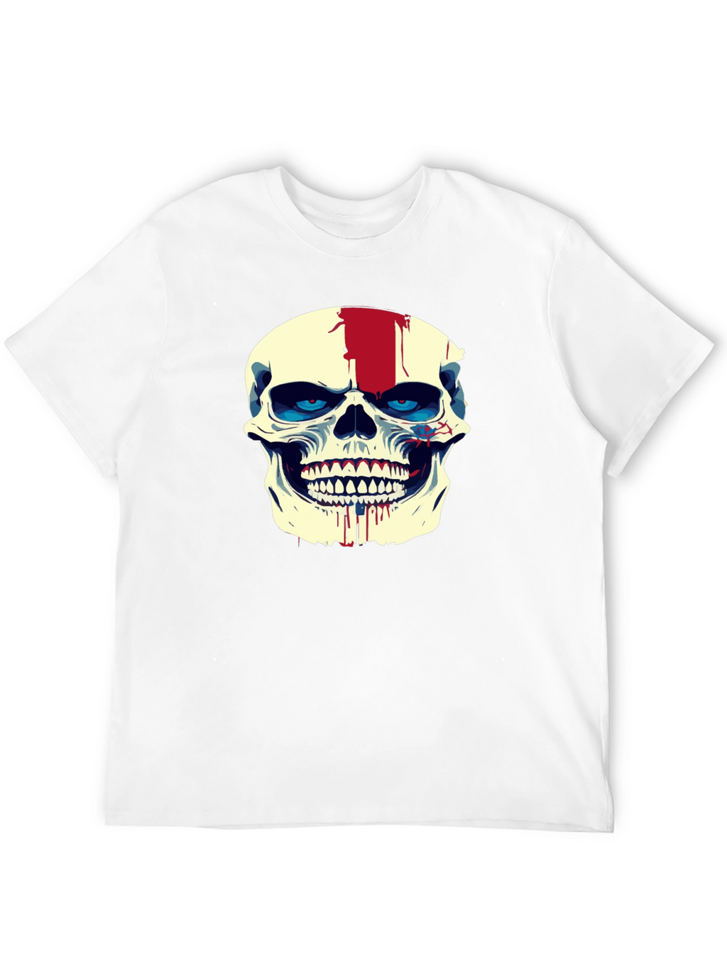 Skull Graphic Tee - Mens Black Short Sleeve