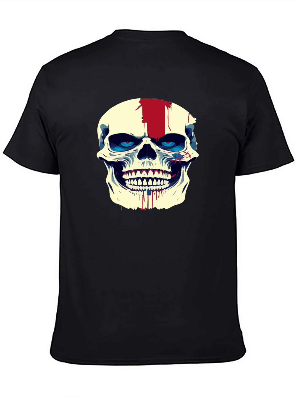 Skull Graphic Tee - Mens Black Short Sleeve