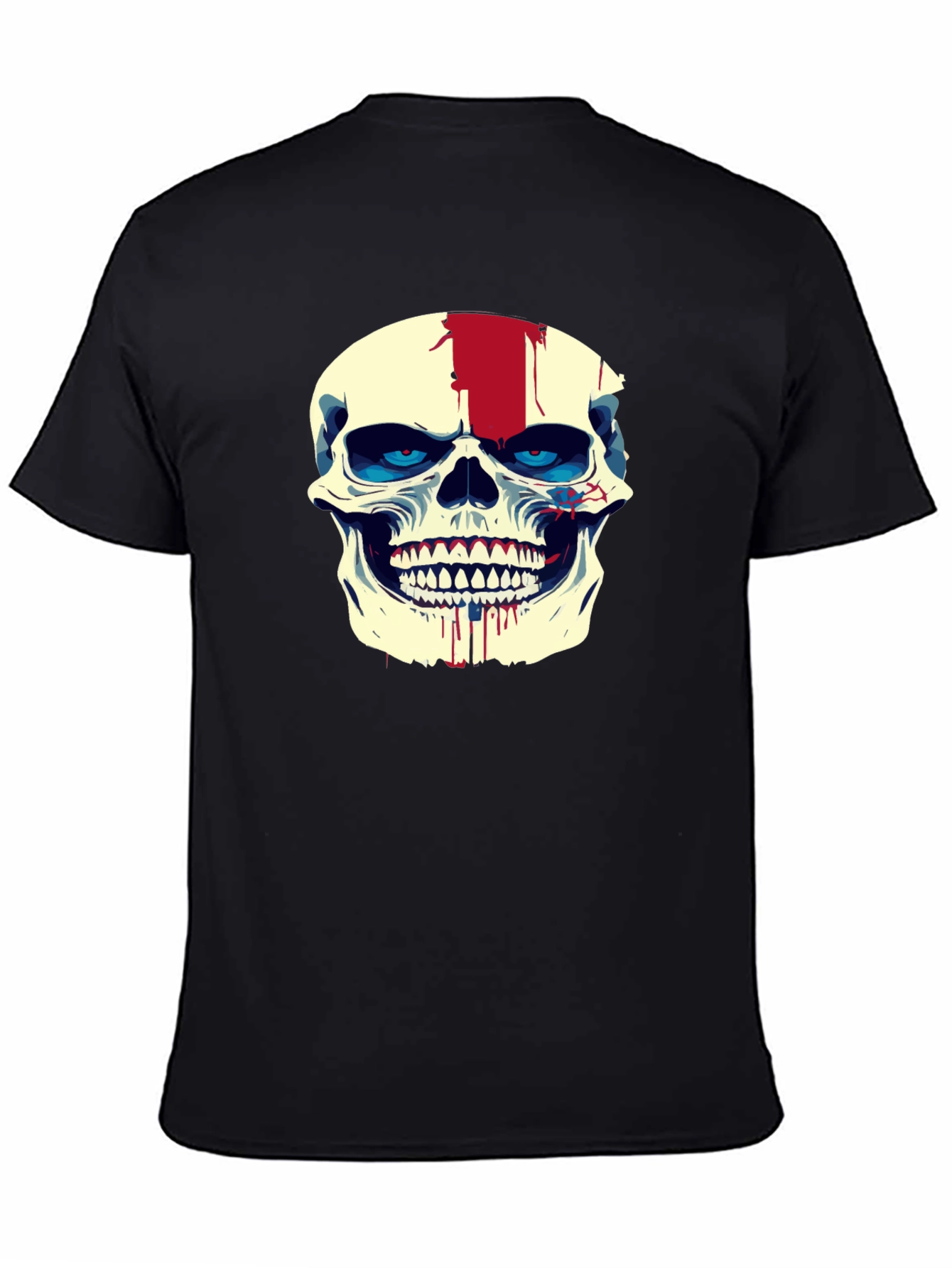 Skull Graphic Tee - Mens Black Short Sleeve