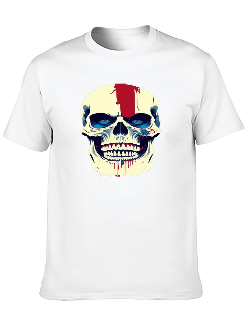Skull Graphic Tee - Mens Black Short Sleeve
