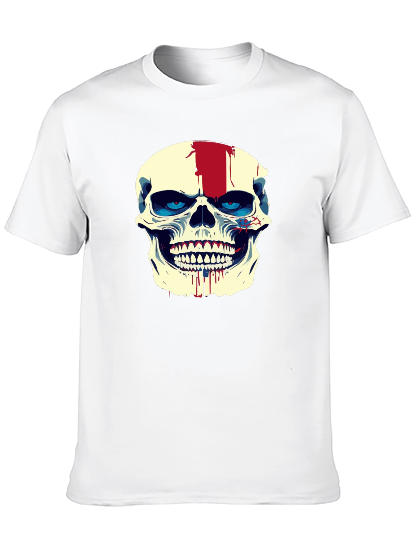 Skull Graphic Tee - Mens Black Short Sleeve