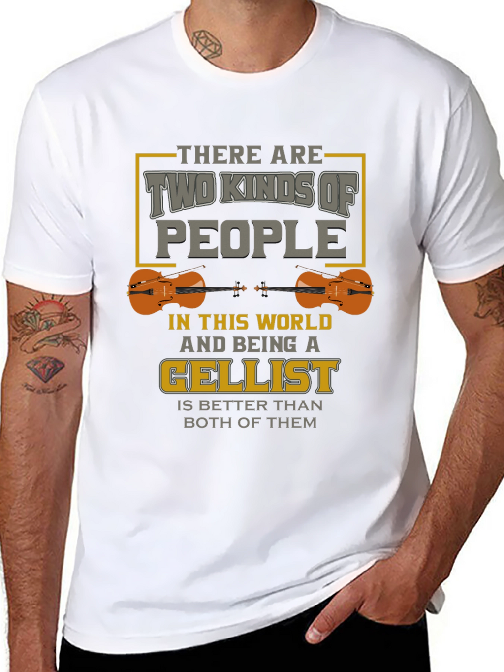 Cellist T-Shirt: Two Kinds of People