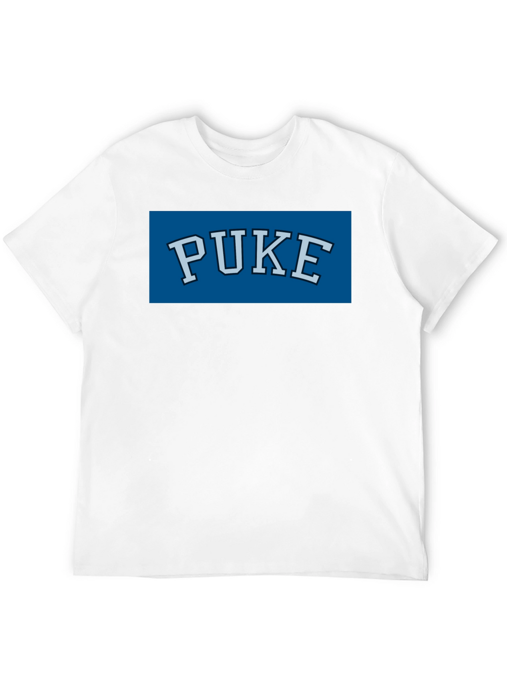 PUKE Graphic T-Shirt - Novelty College Style Tee