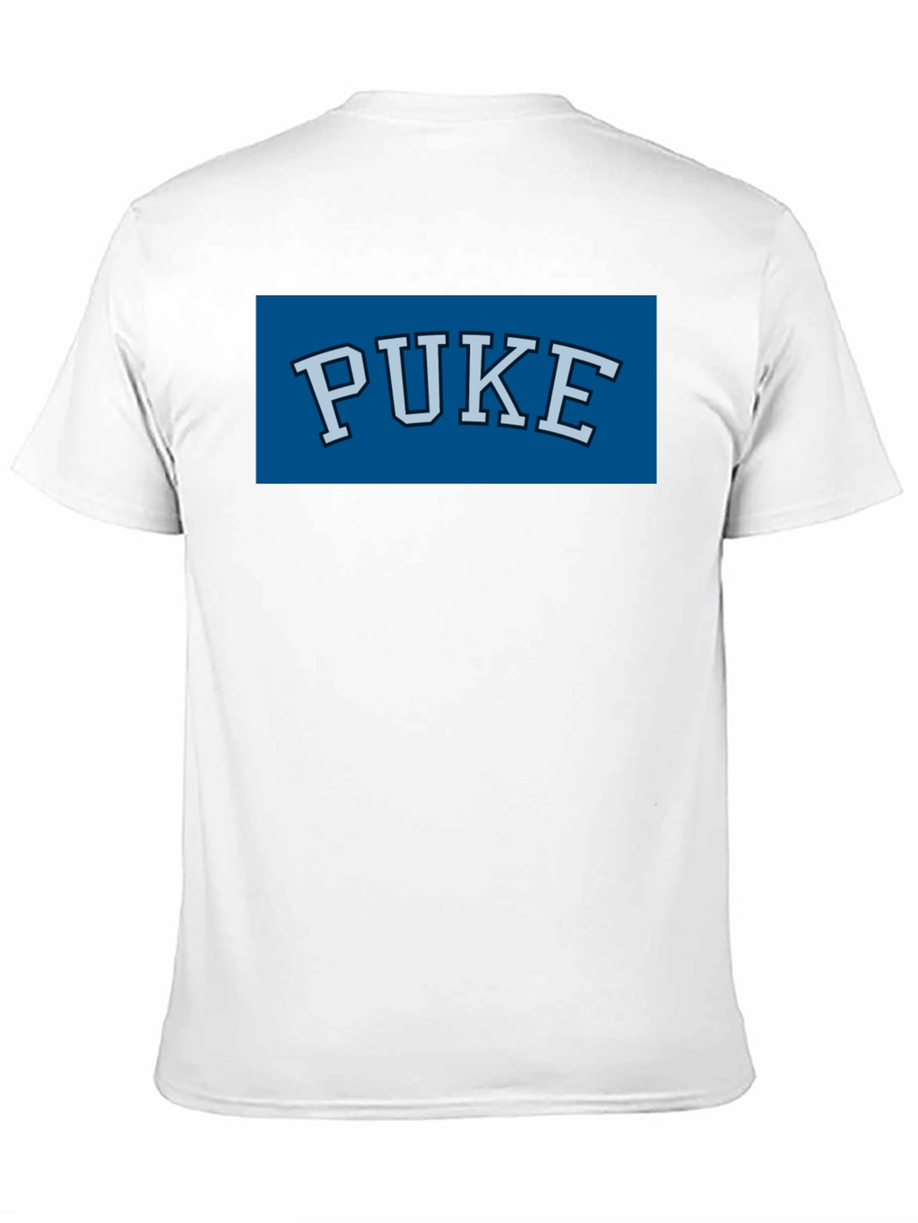 PUKE Graphic T-Shirt - Novelty College Style Tee