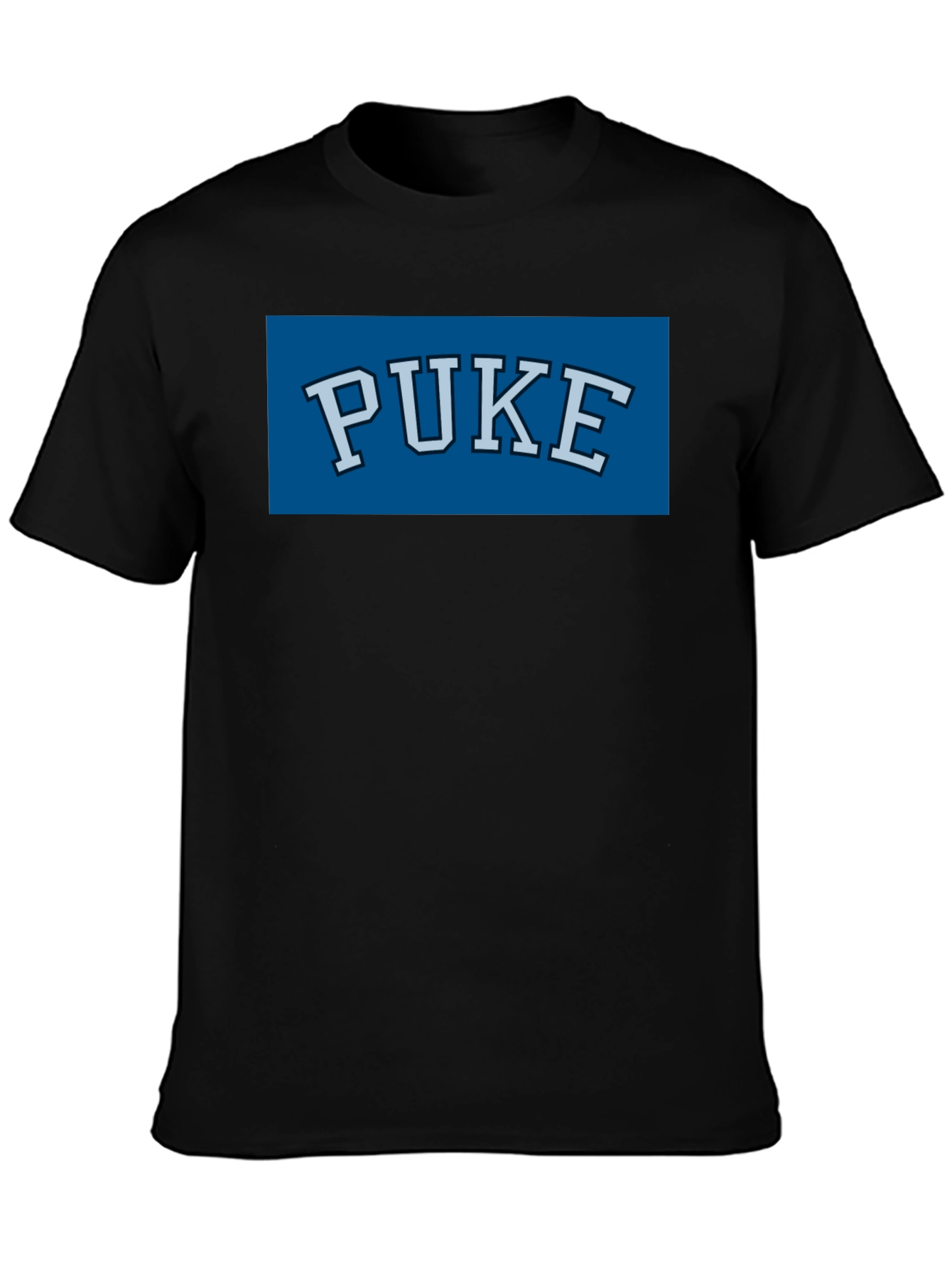 PUKE Graphic T-Shirt - Novelty College Style Tee
