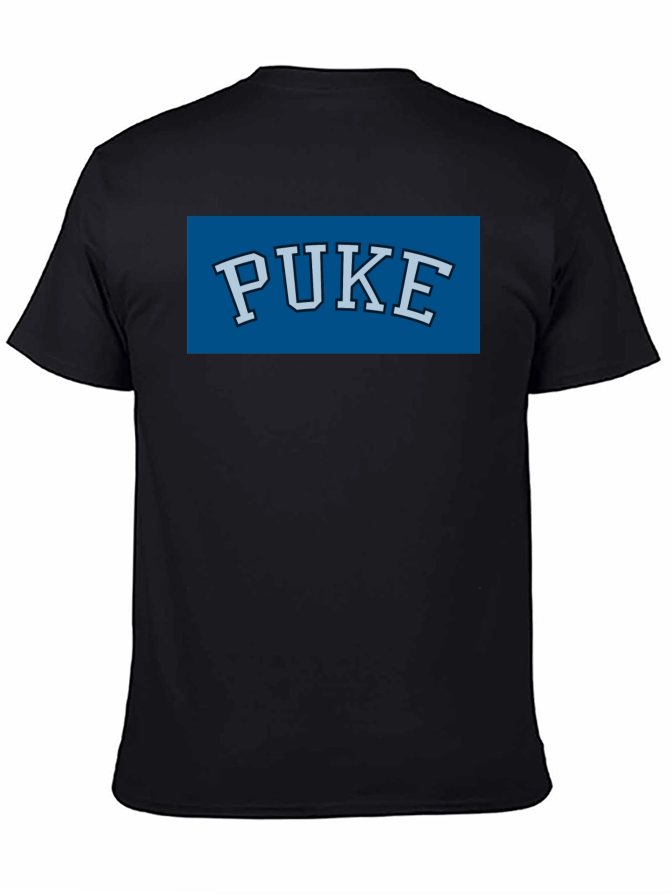 PUKE Graphic T-Shirt - Novelty College Style Tee