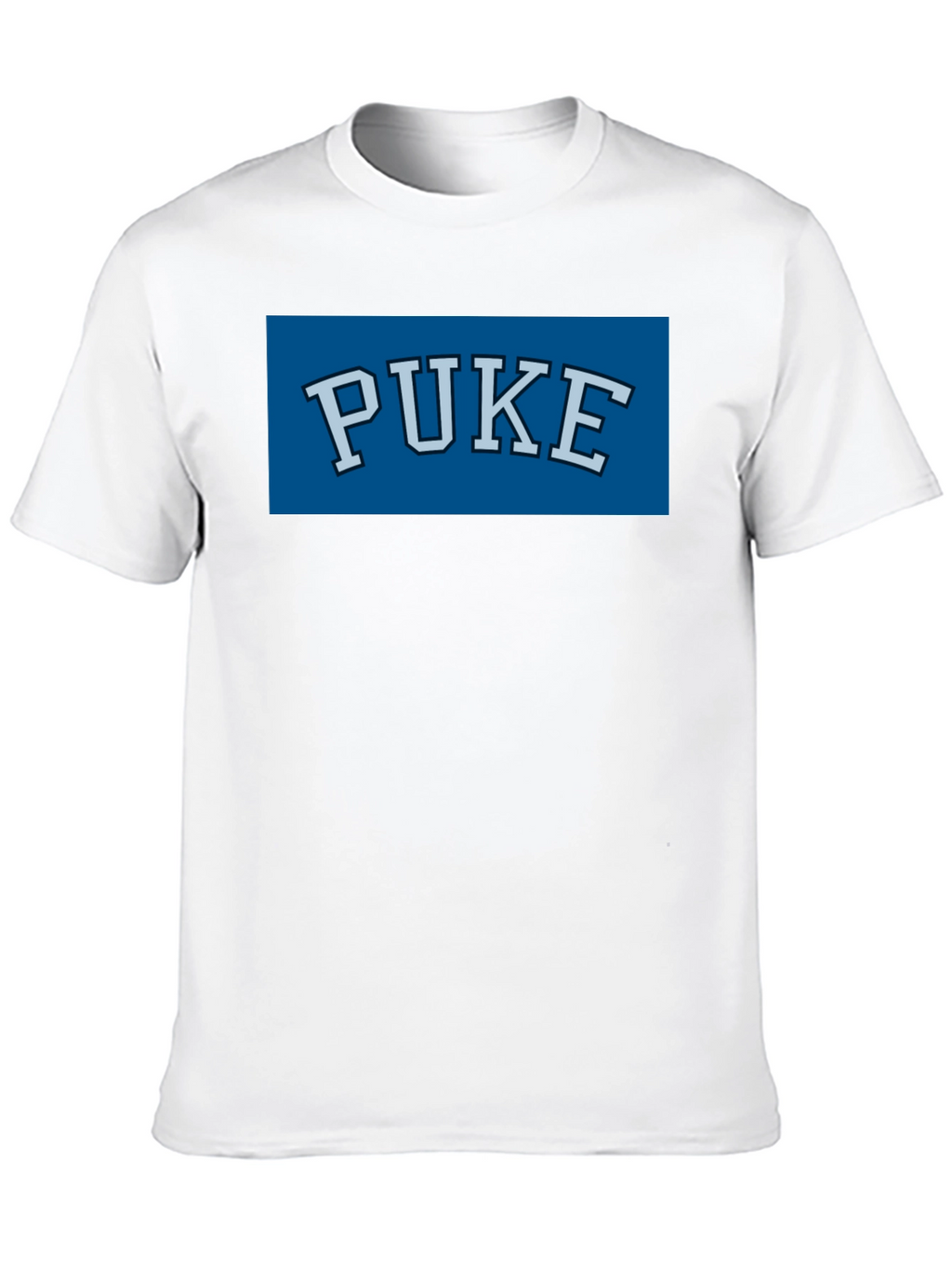 PUKE Graphic T-Shirt - Novelty College Style Tee