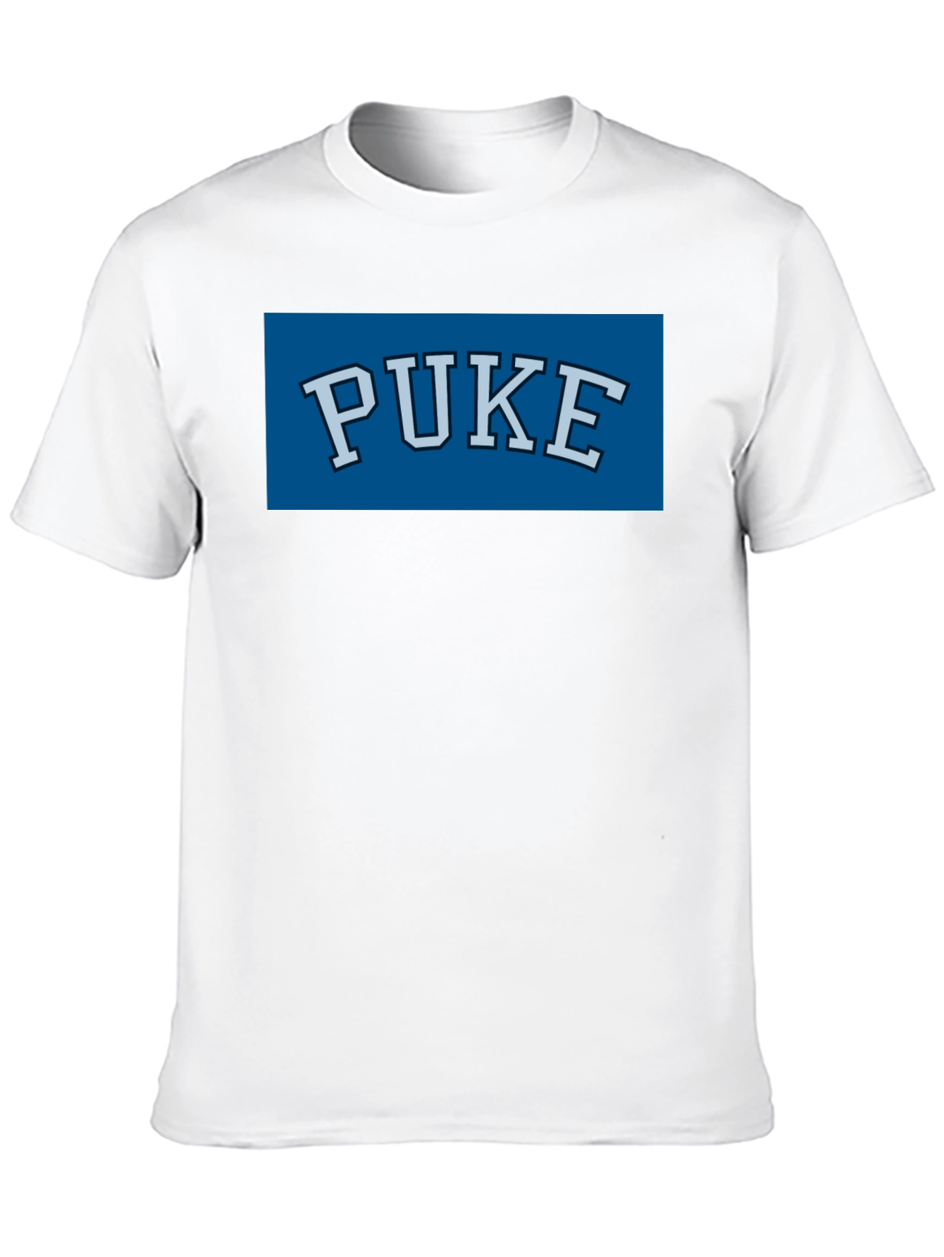 PUKE Graphic T-Shirt - Novelty College Style Tee