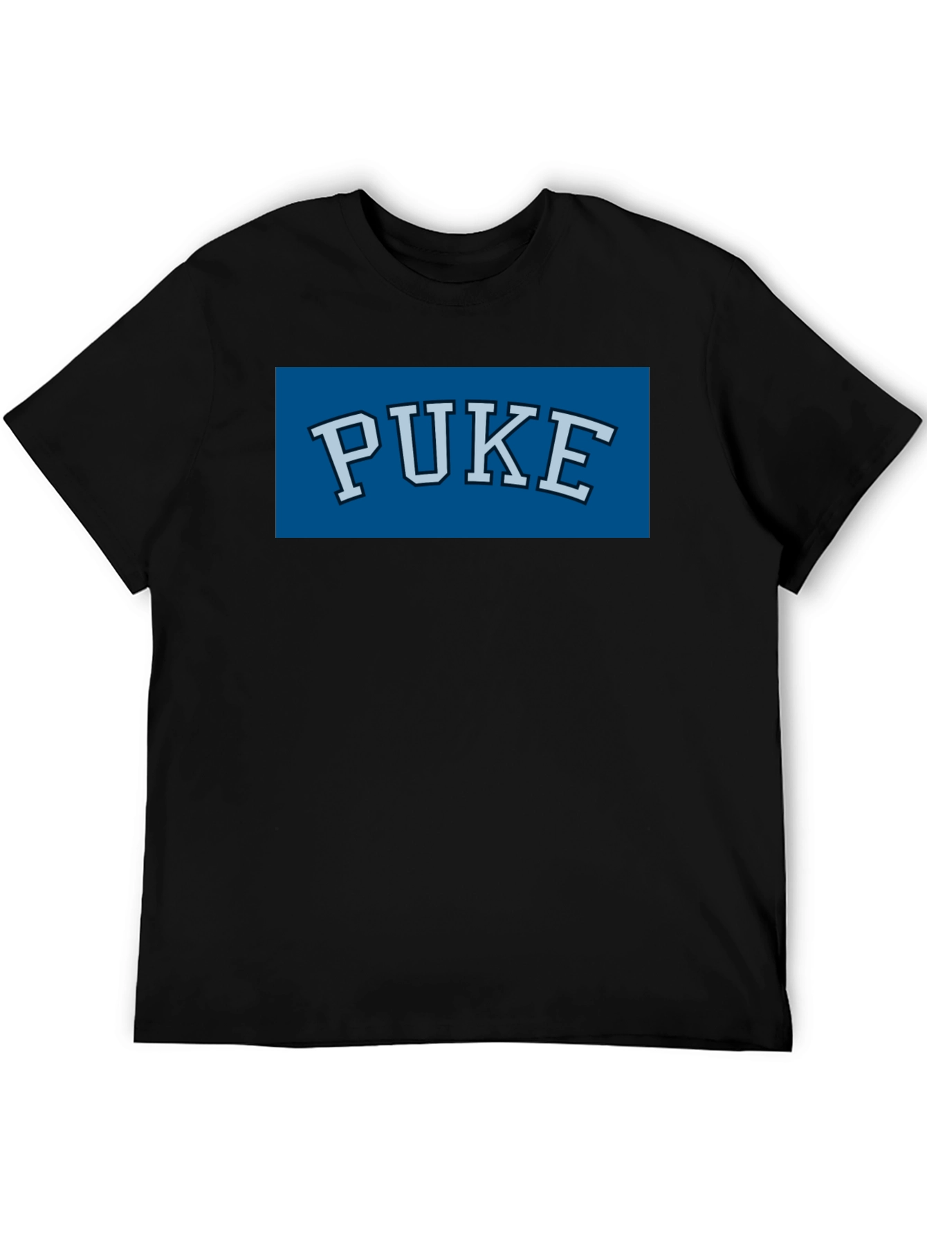 PUKE Graphic T-Shirt - Novelty College Style Tee