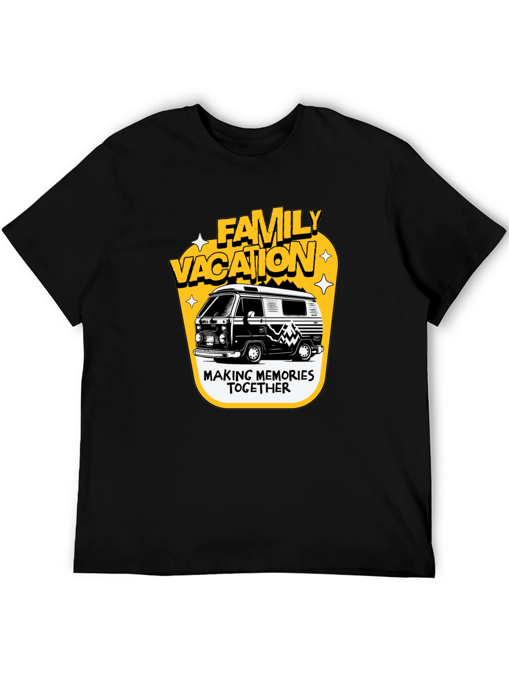 Family Vacation Camper Van Graphic Tee
