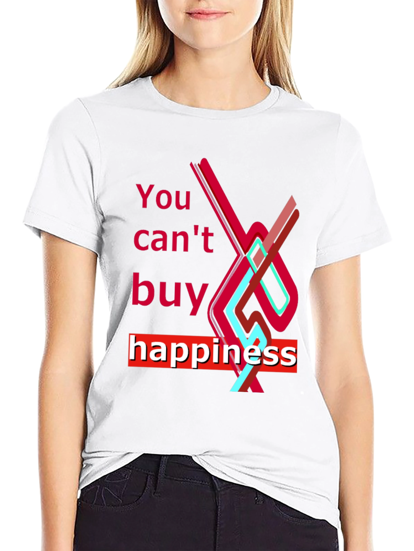 You Cant Buy Happiness Graphic Tee